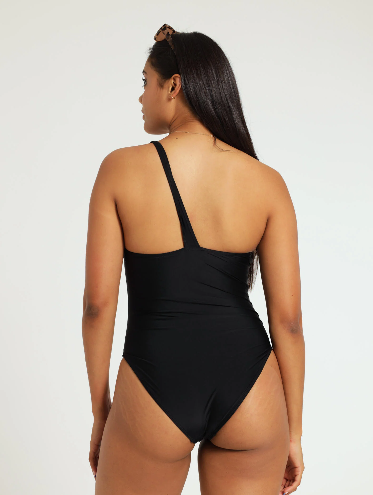 1 Piece Illusion Panel Swimsuit - Image 4