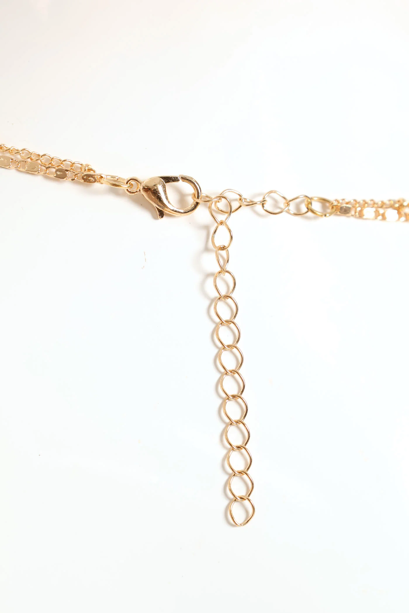 2 Layer Locket Heart Pendant And Matching Earrings - Gold - Image 5