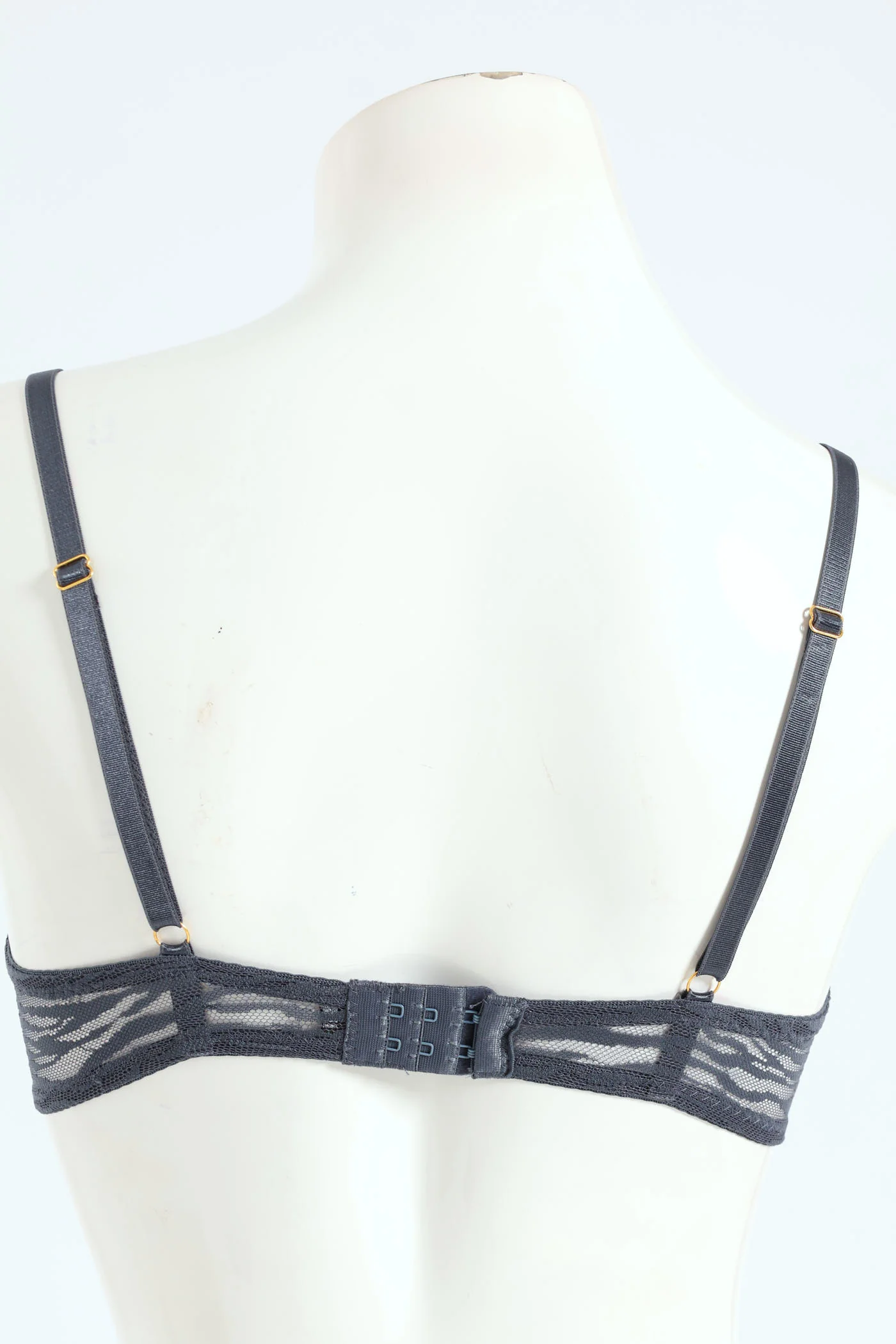 2 Pack Animal Mesh Balconette Bra - Fawn/Grisaille - Image 3
