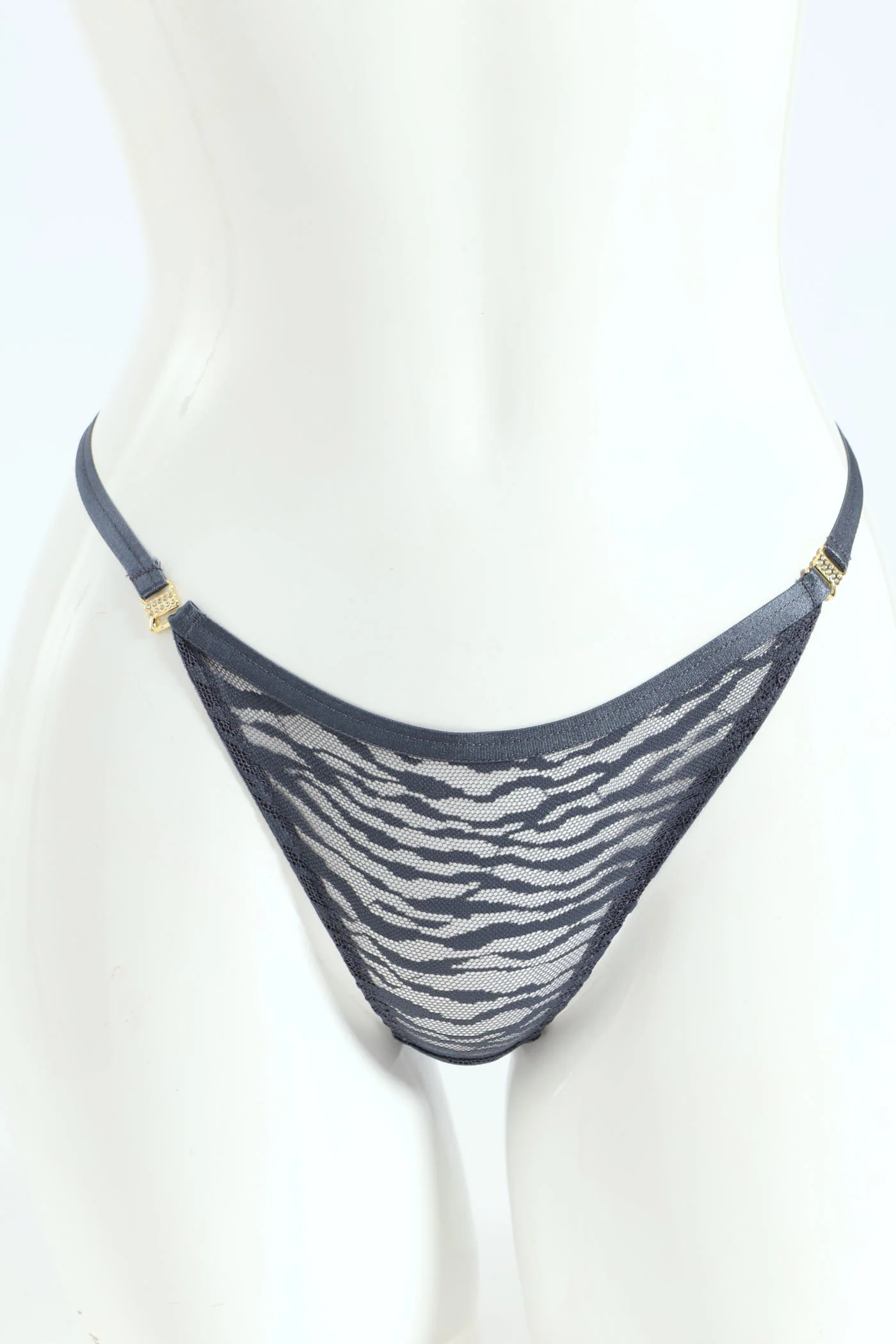 2 Pack Animal Mesh G-String - Fawn/Grisaille - Image 2
