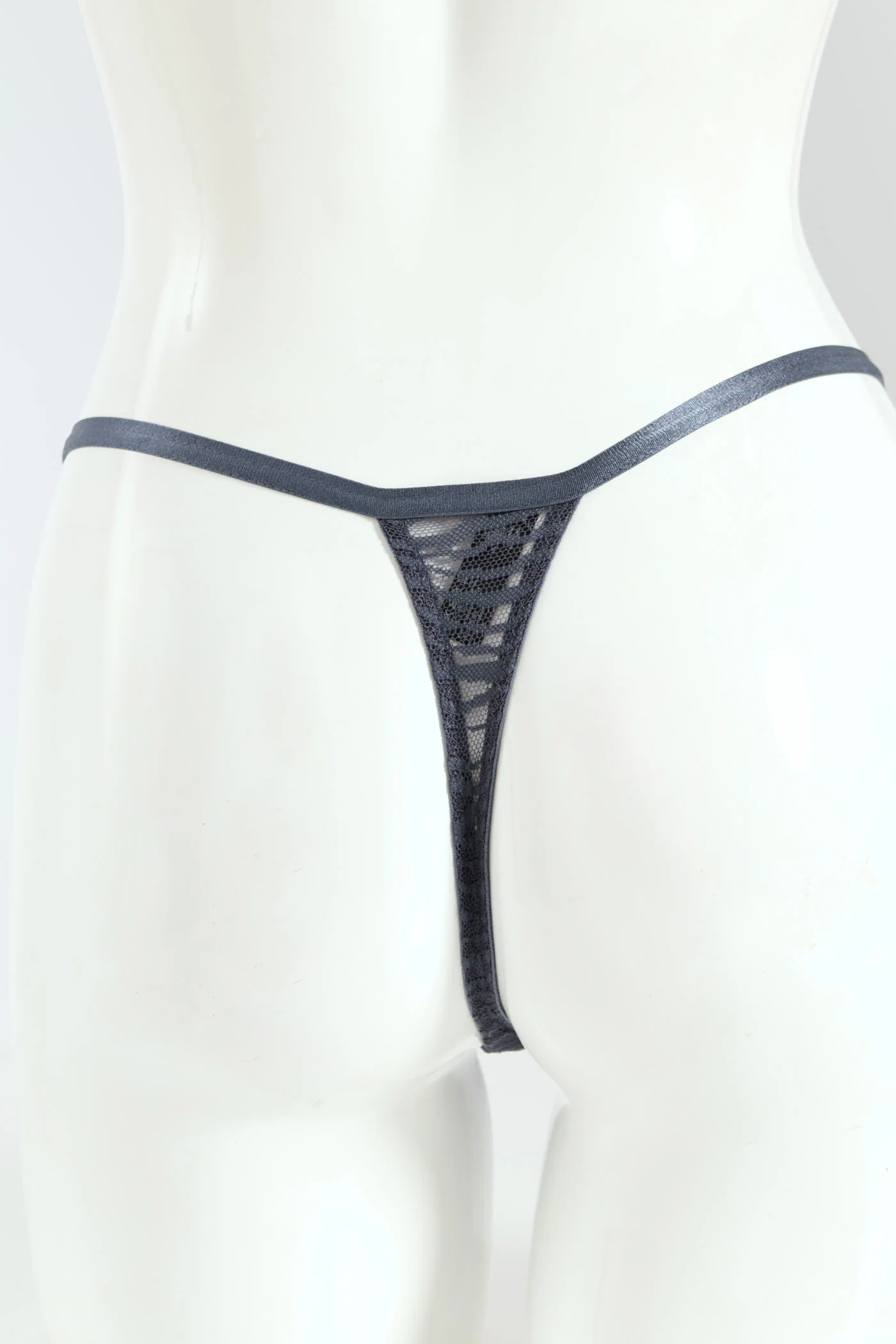 2 Pack Animal Mesh G-String - Fawn/Grisaille - Image 3