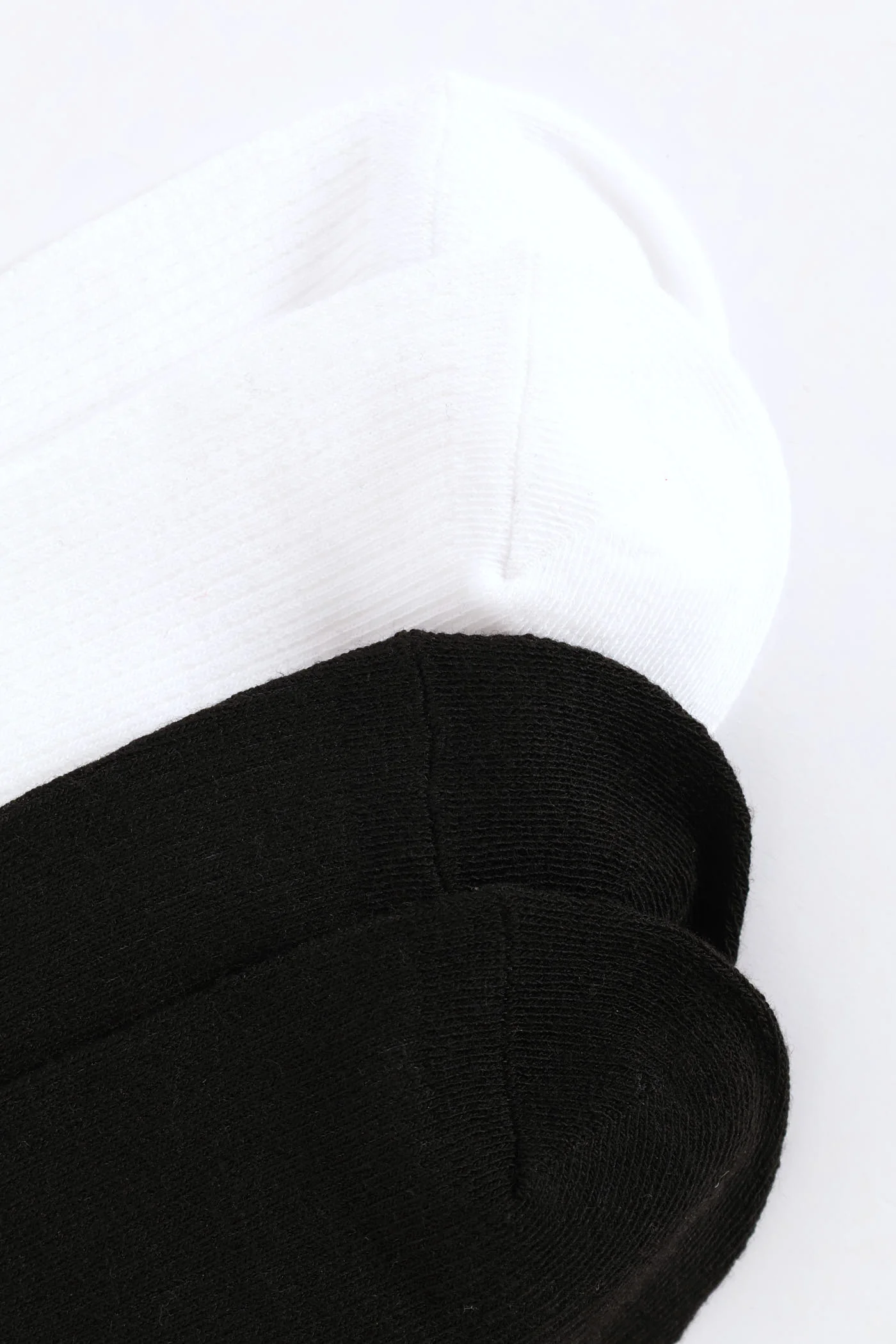 2 Pack Crew Bow Sock - Black/White - Image 3