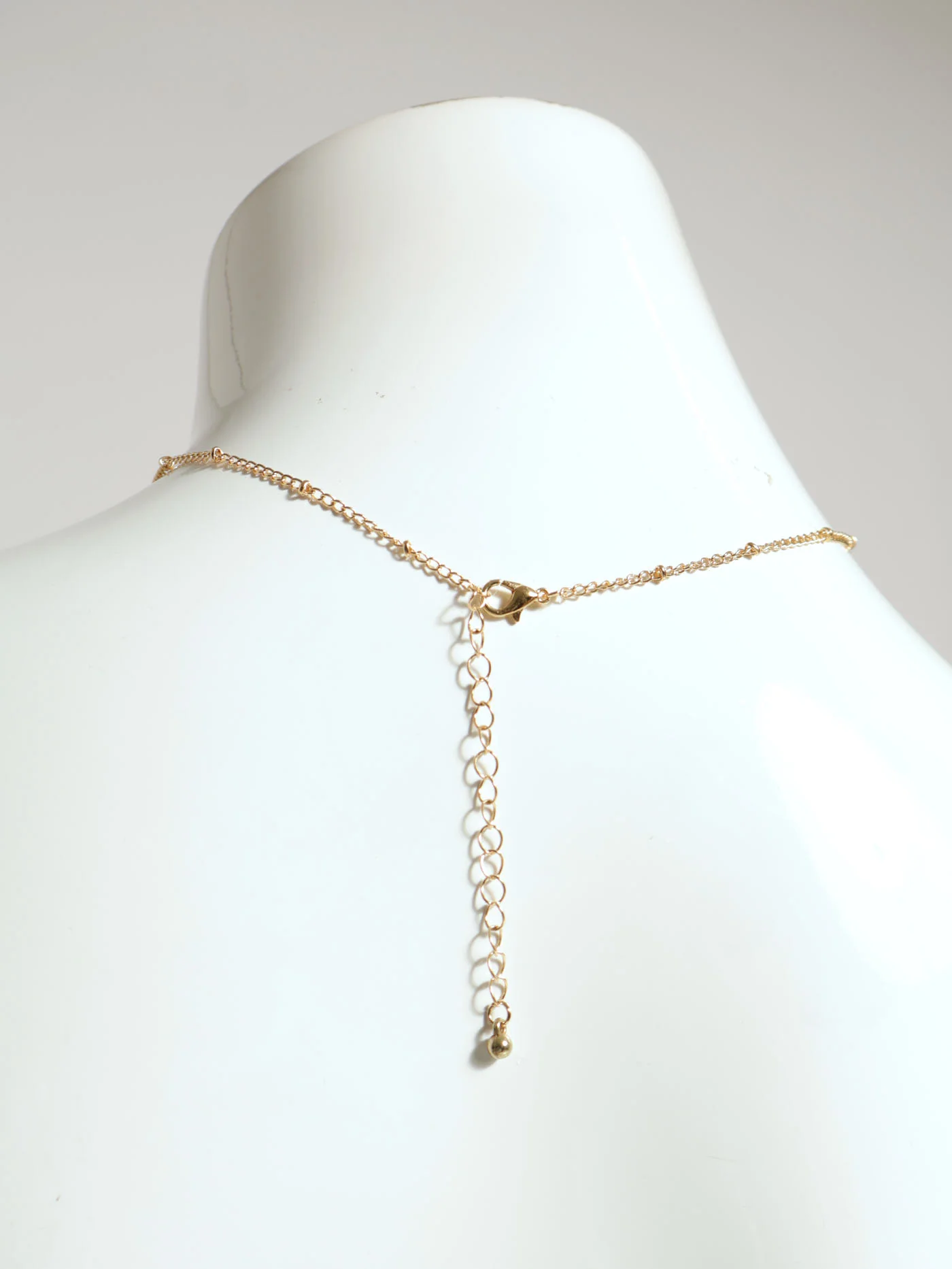 2 Pack Enamel Heart Necklace & Studs - Gold - Image 4