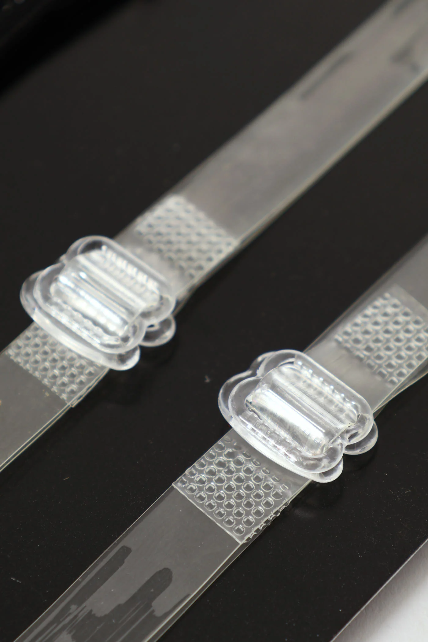 2 Pack Fancy Straps - Black Rhinestone/Clear - Image 3