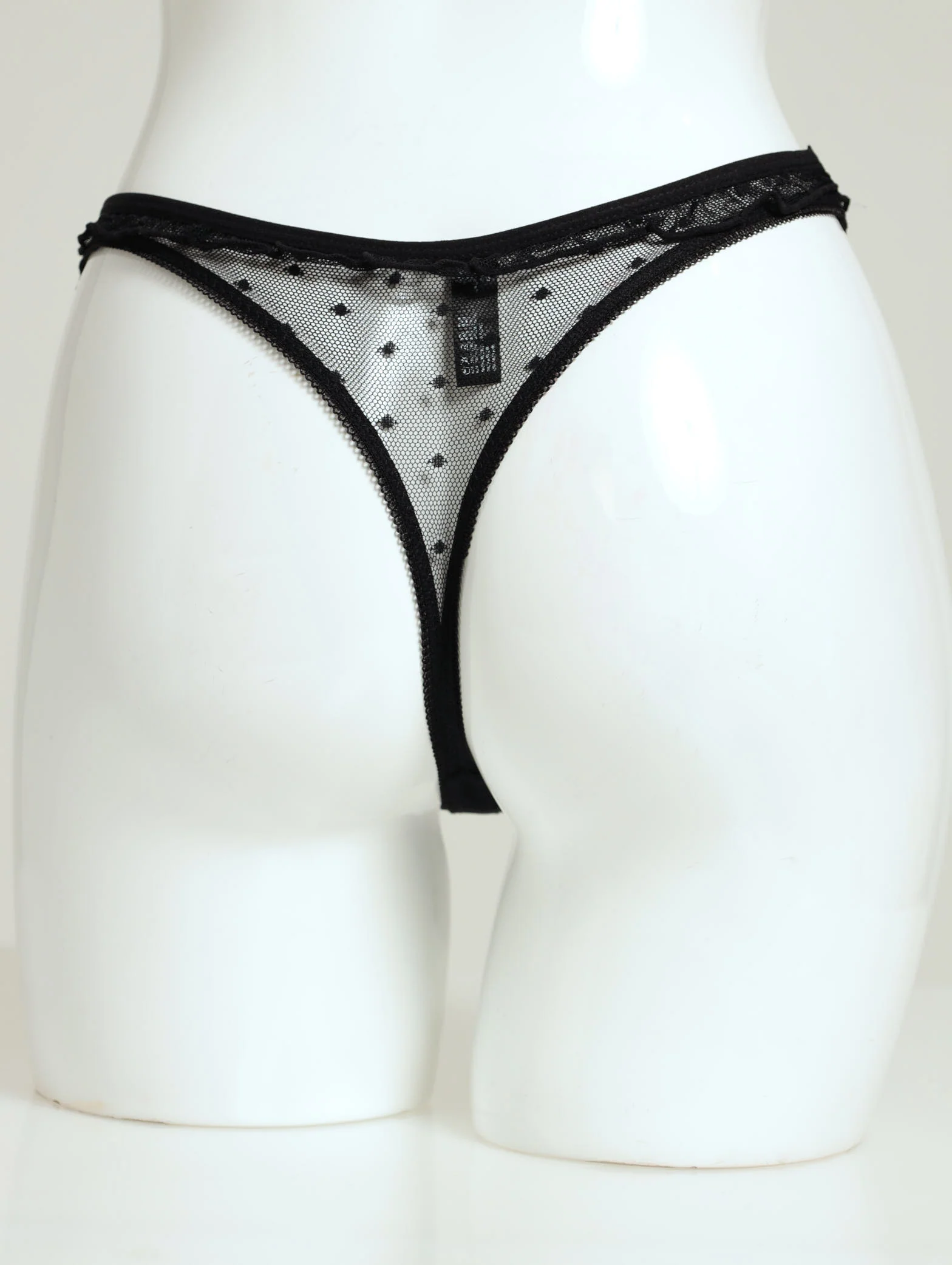 2 Pack Frill Thongs - Storm/Black - Image 3