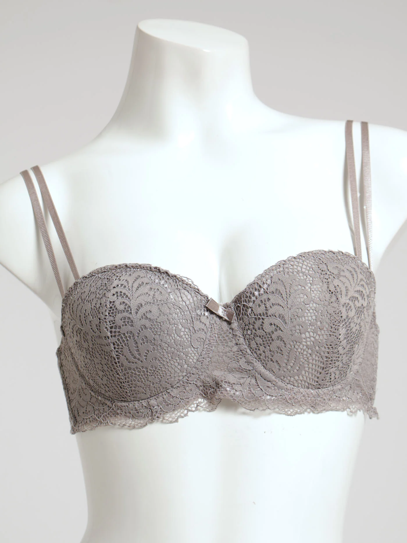 2 Pack Galloon Lace Balconette Bra - Purple - Image 2