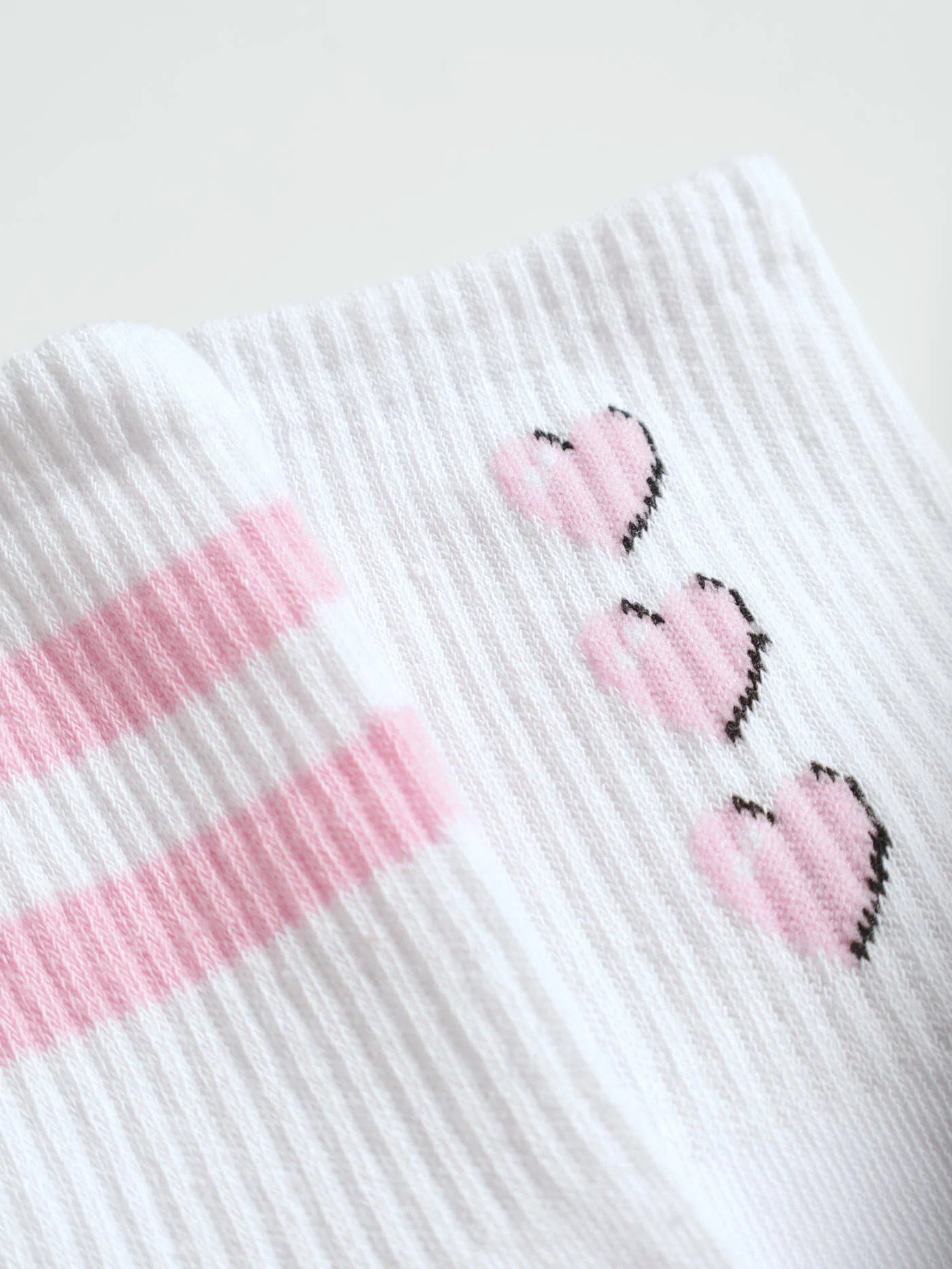 2 Pack Heart Crew Socks - Image 2