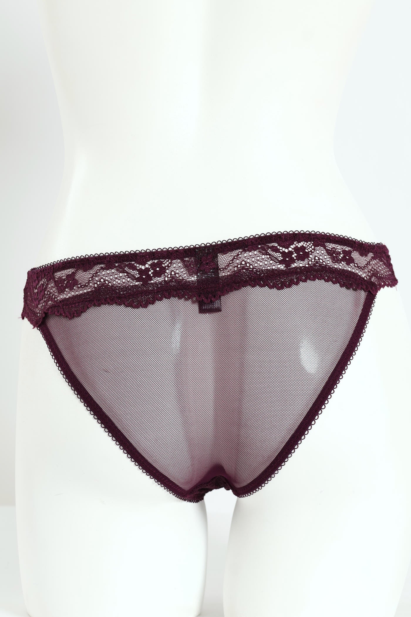 2 Pack Lace Brazilian Panty - Berry - Image 3