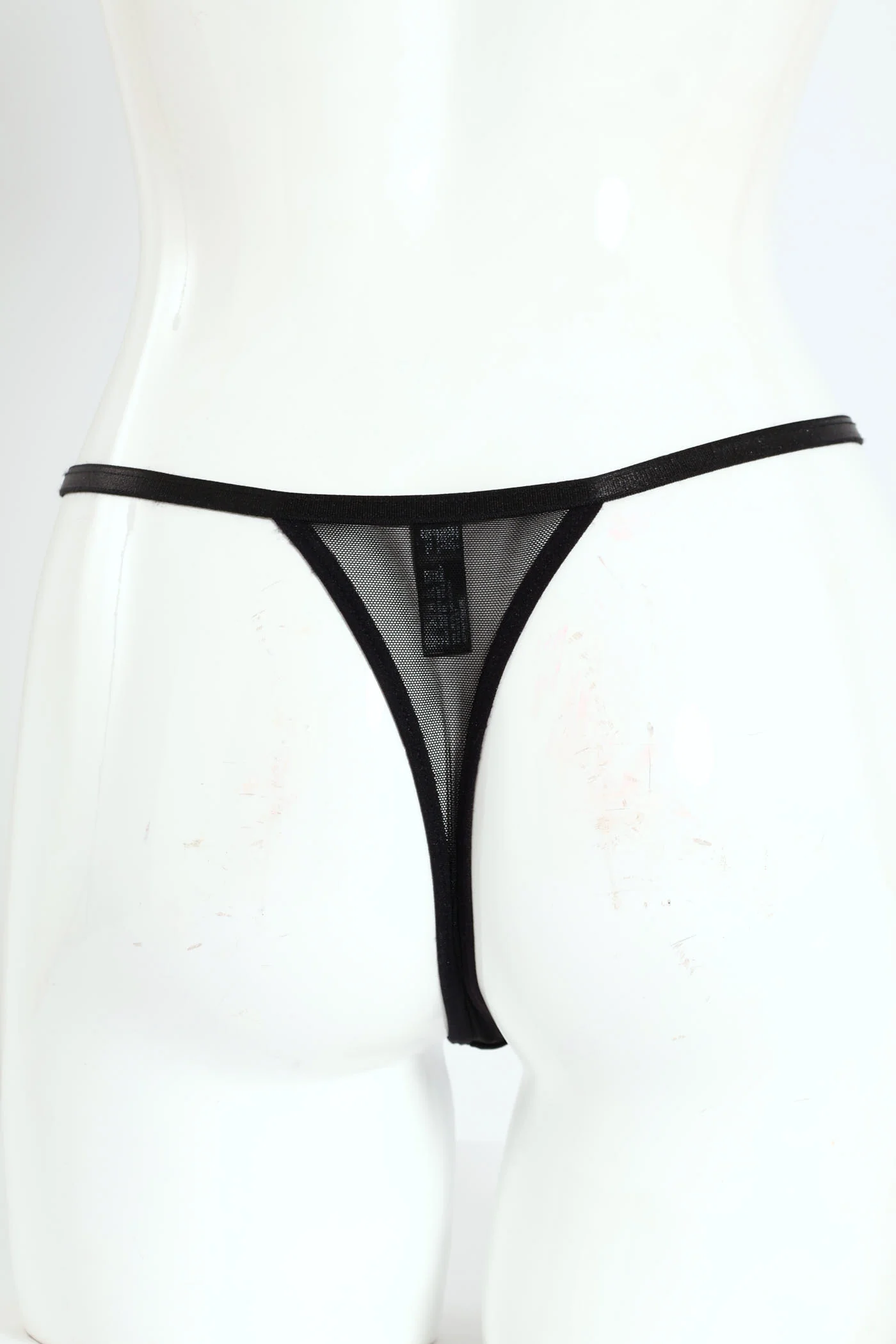 2 Pack Lace G-String - Black/Red - Image 3