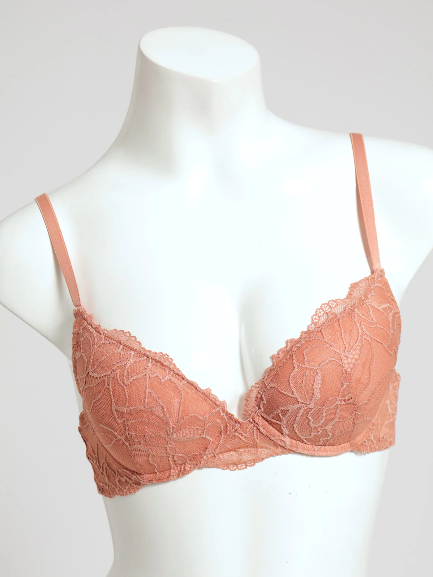 2 Pack Lace T-Shirt Bra -Vintage Indigo/Marron