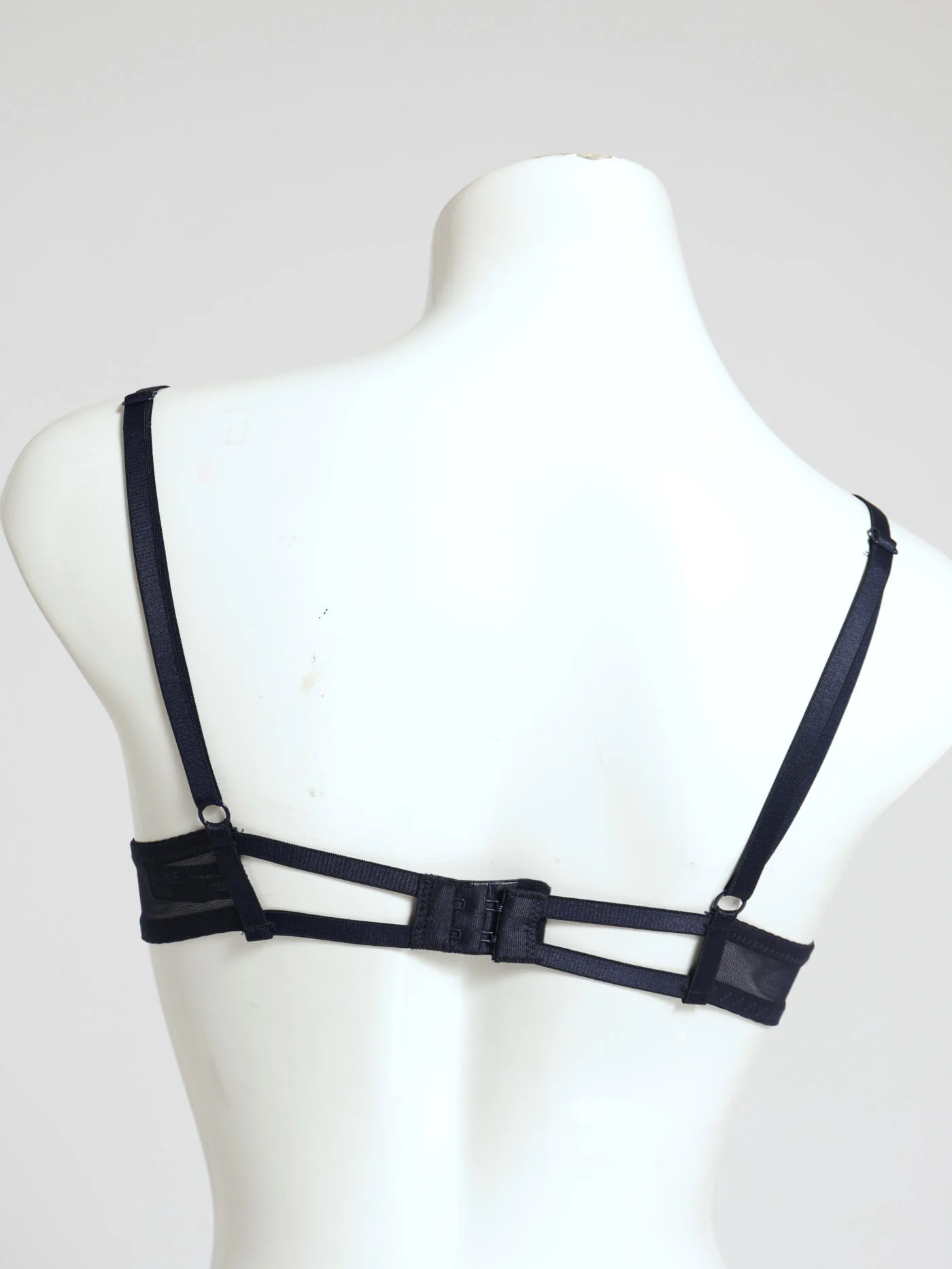 2 Pack Lace T-Shirt Bra -Vintage Indigo/Marron - Image 3