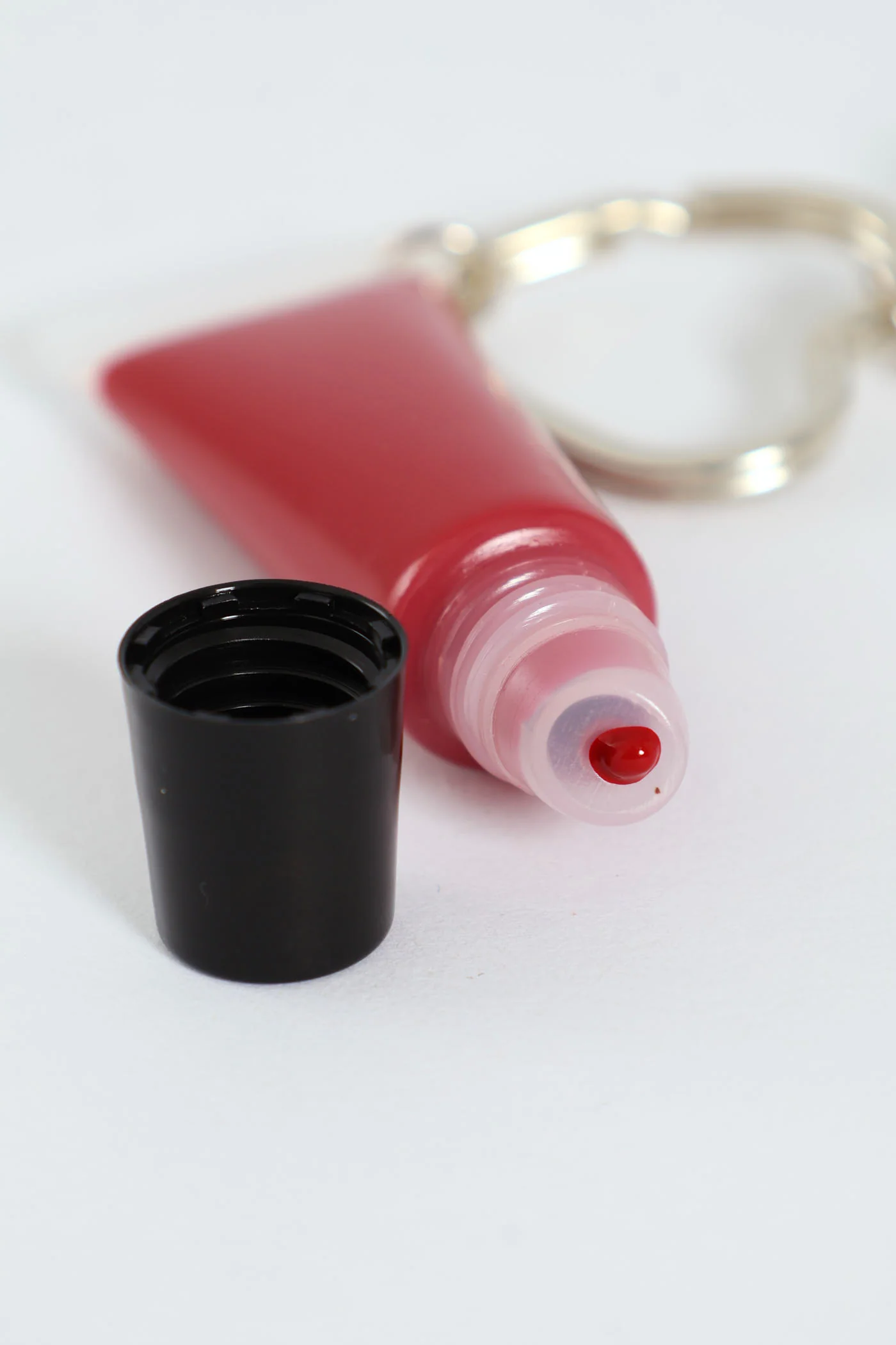2 Pack Lipgloss Keyring - Red - Image 2
