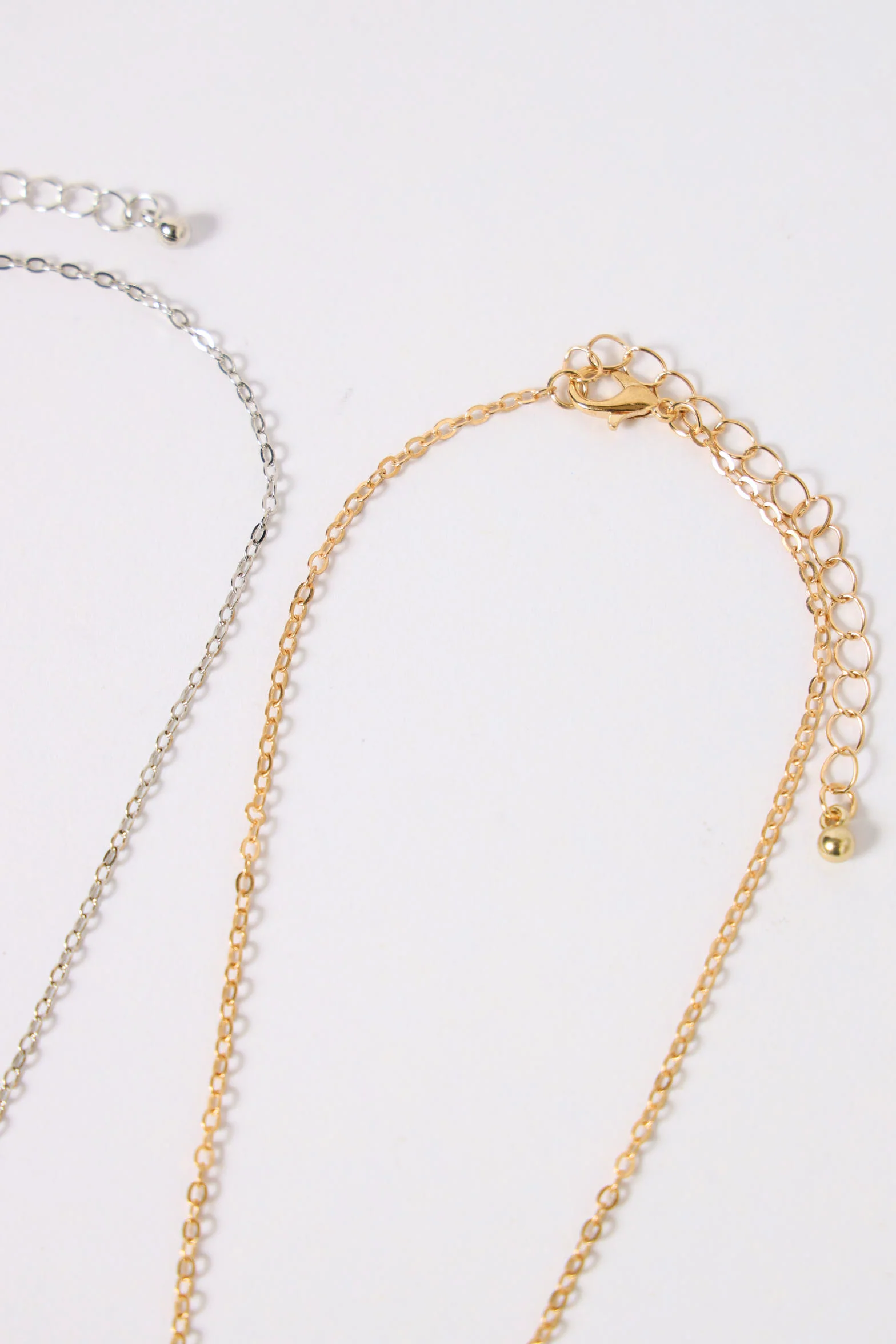 2 Pack Lock & Key Heart Necklaces - Multi - Image 2