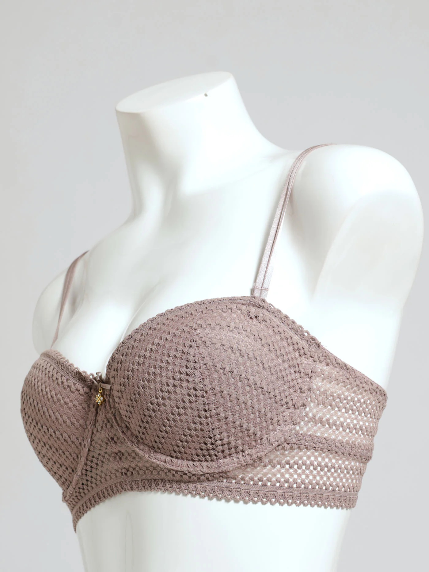 2 Pack Longline Balconette Bra - Blue/Mocha - Image 4