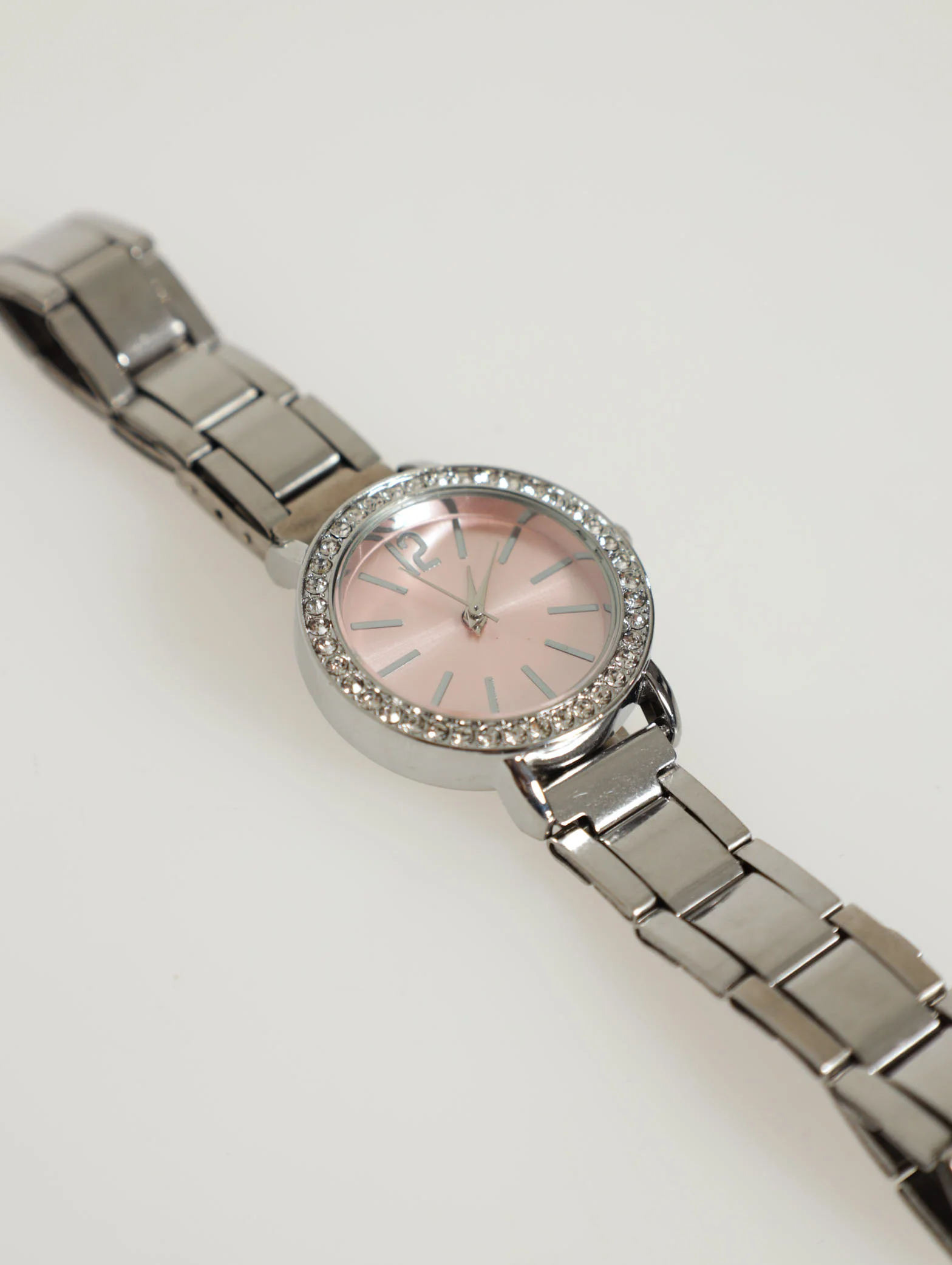 2 Pack Metal Strap Watch & Love Bracelet