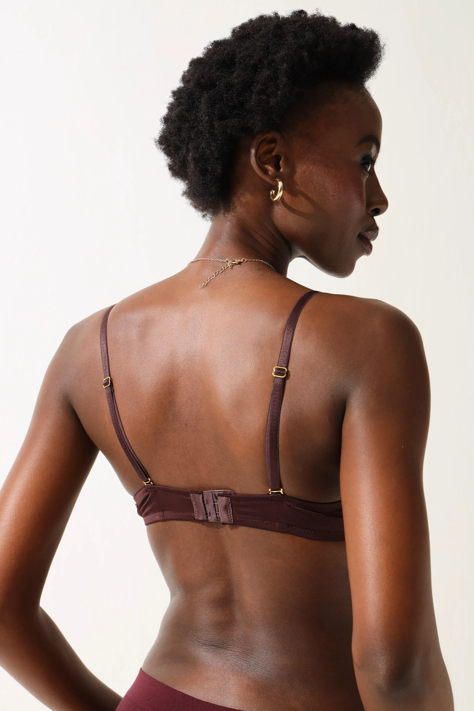 2 Pack Microfibre T-Shirt Bra - Black/Fudge - Image 4