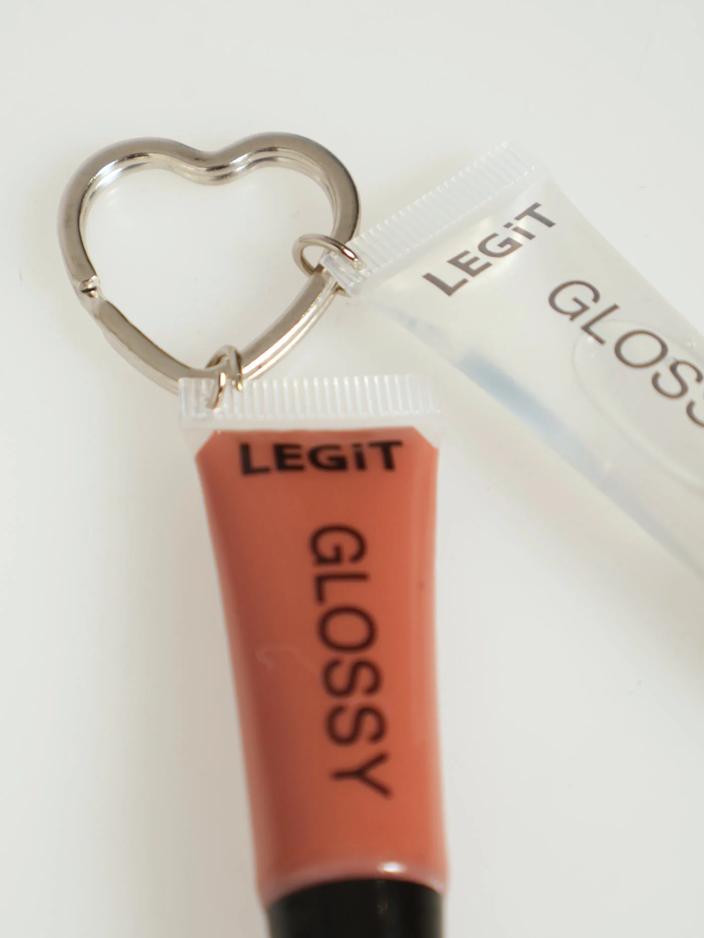 2 Pack Mini Lipgloss Keyring - Nude - Image 2