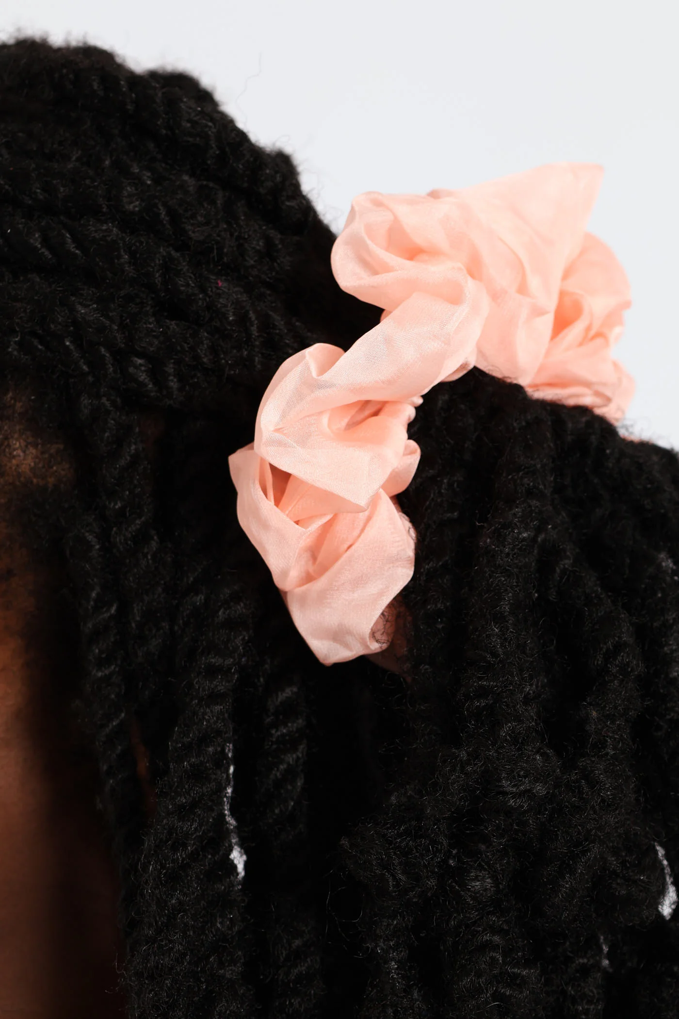 2 Pack Oversized Scrunchies - Black/Pink - Image 4