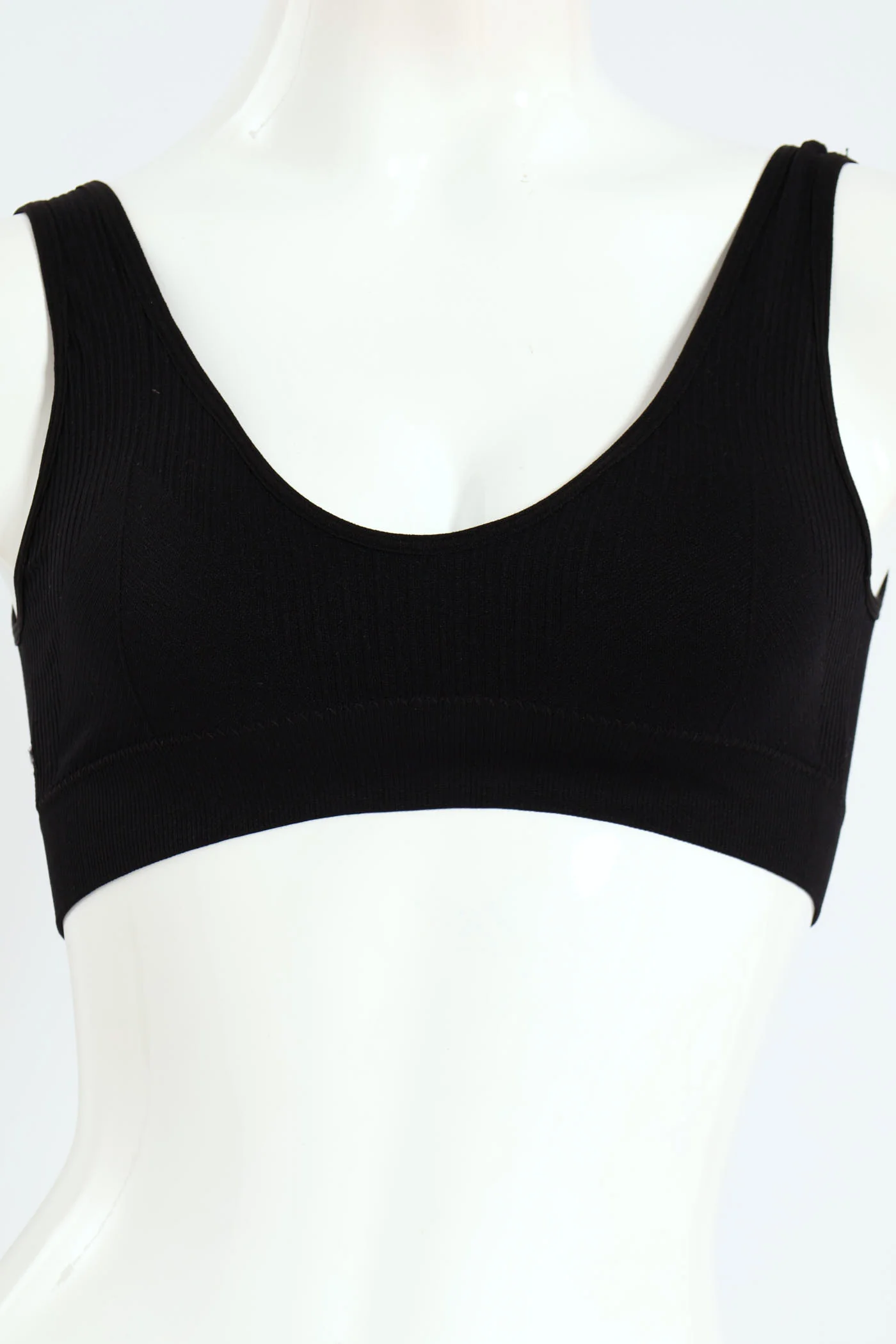 2 Pack Seamless Bra - Black/Animal - Image 2