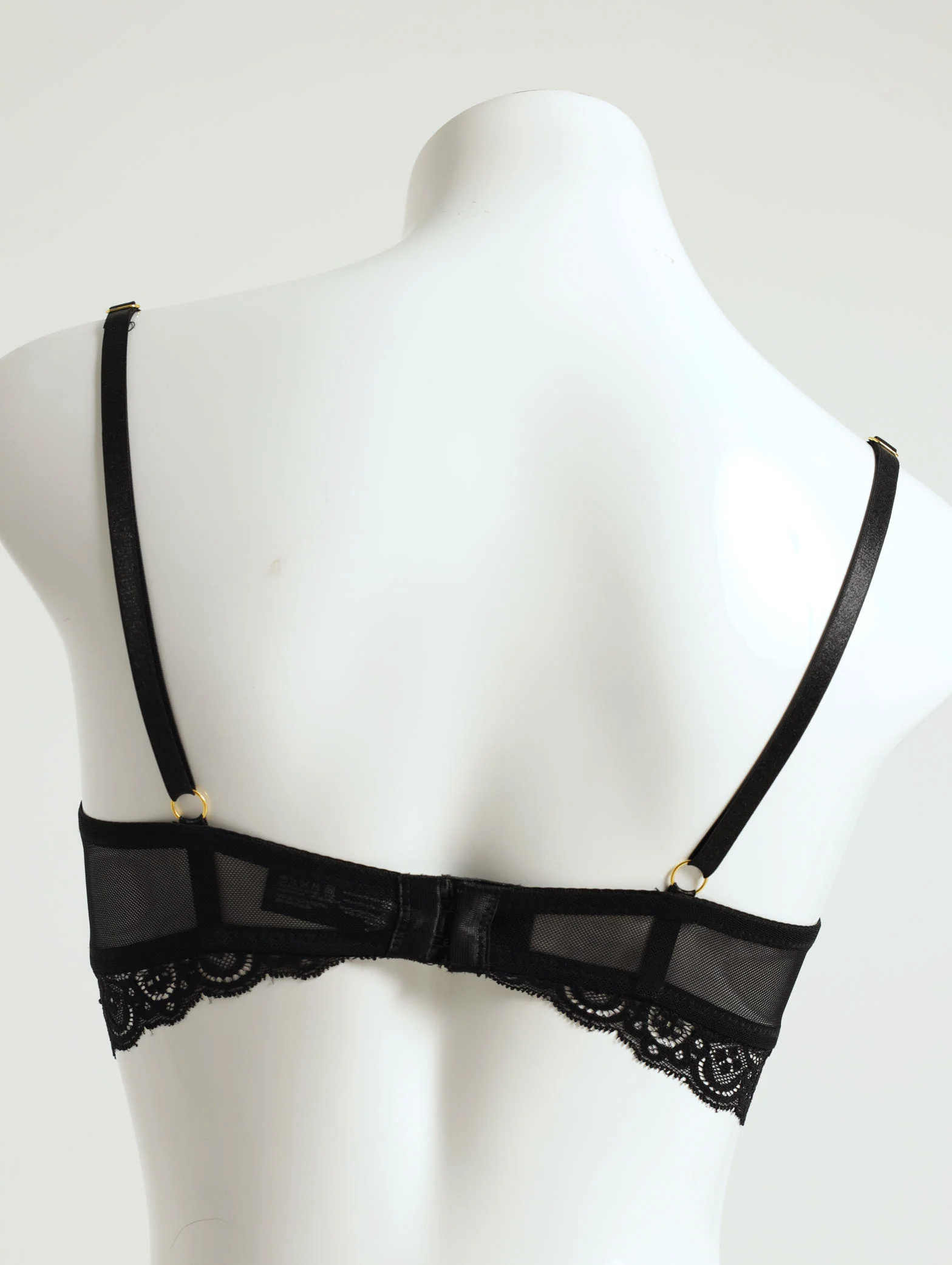 2 Pack Strappy Plunge Bra - Jester Red & Black - Image 3