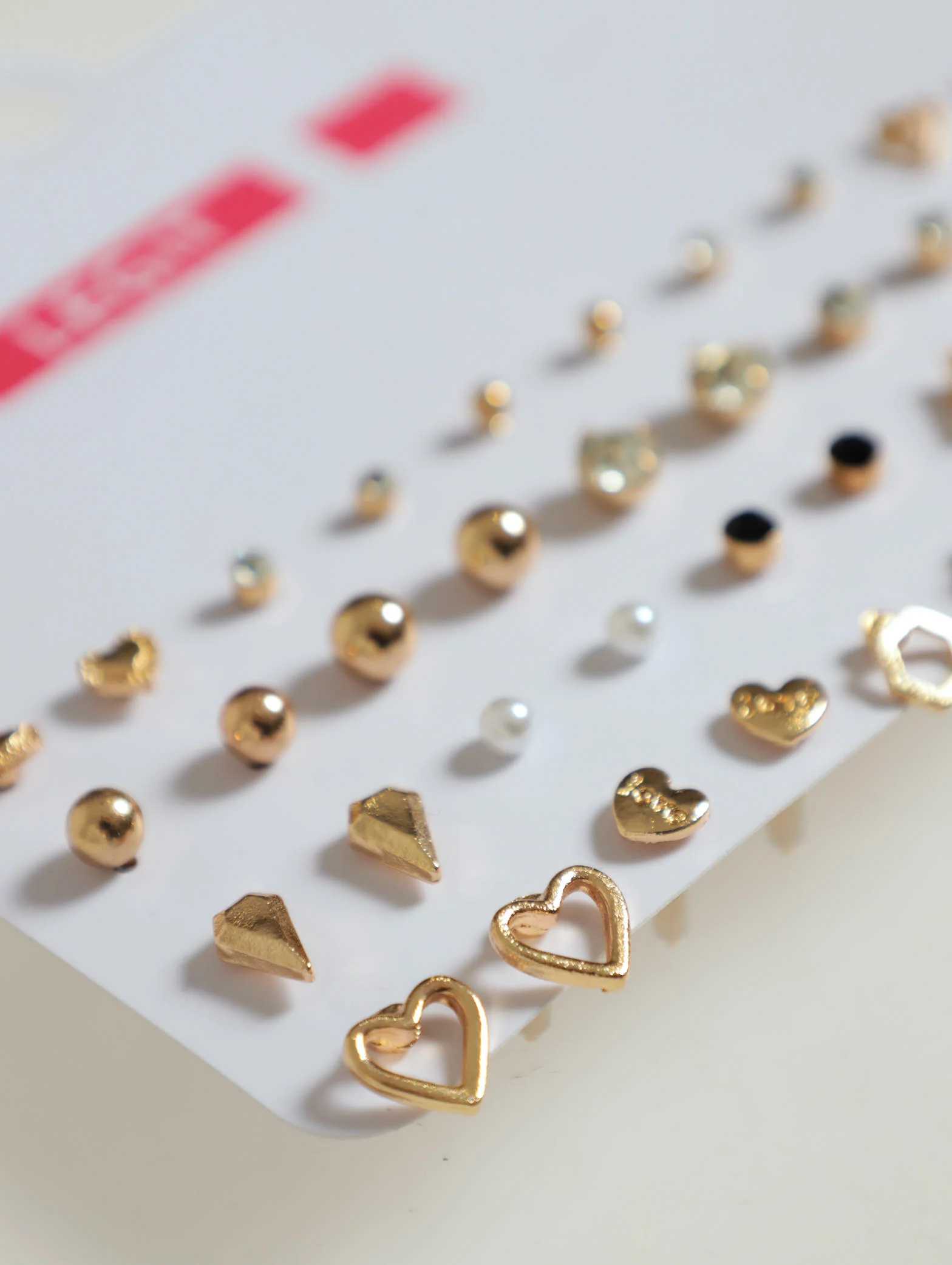 20 Pack Multi Epoxy Stud Earrings - Multi - Image 2