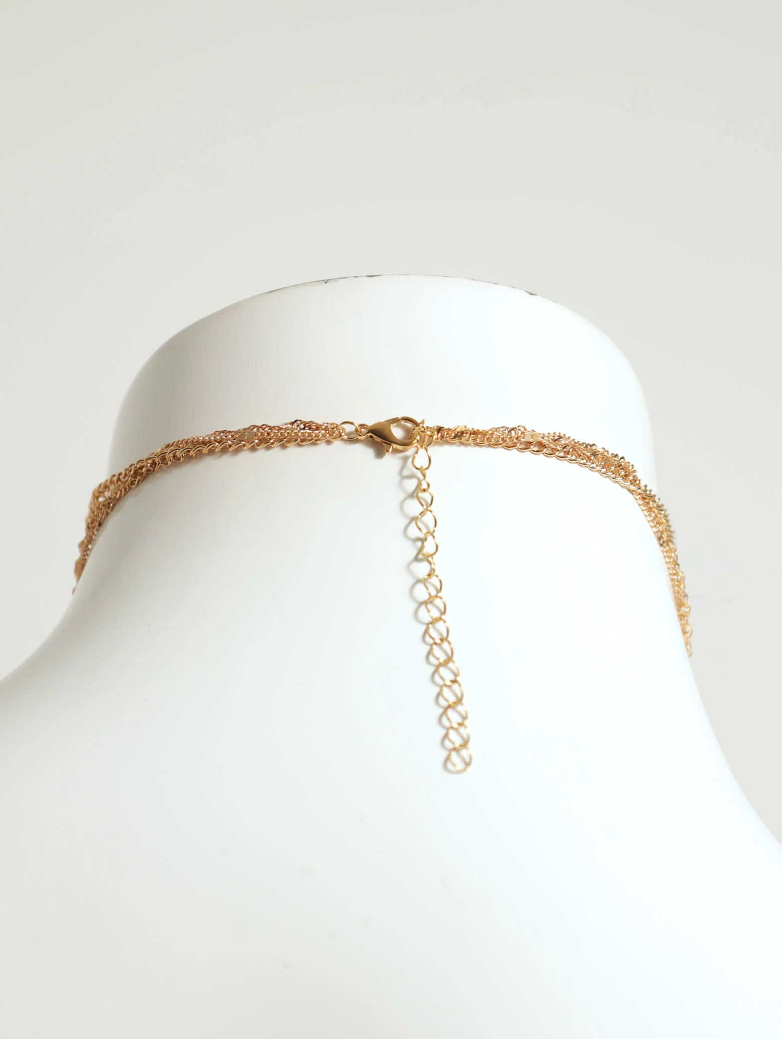 3 Layer Multi & Interlinked Heart Necklace - Image 3