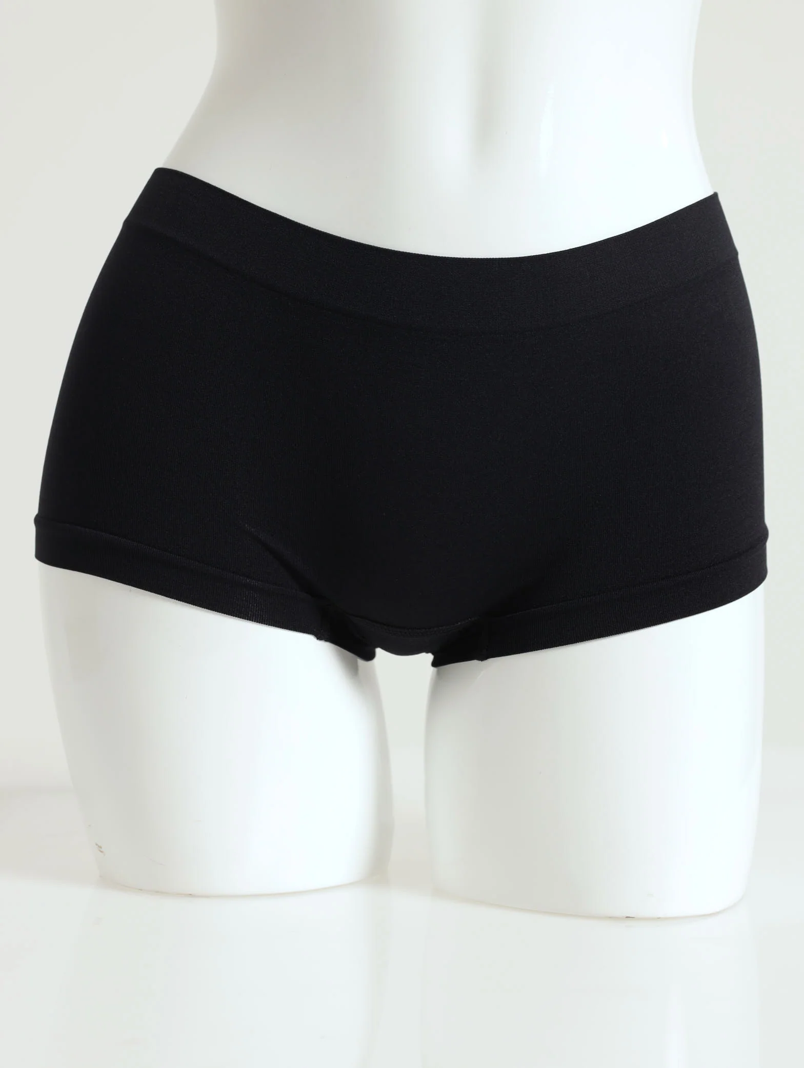 3 Pack Boyleg Panties - Red/Cameo Brown/Black - Image 2