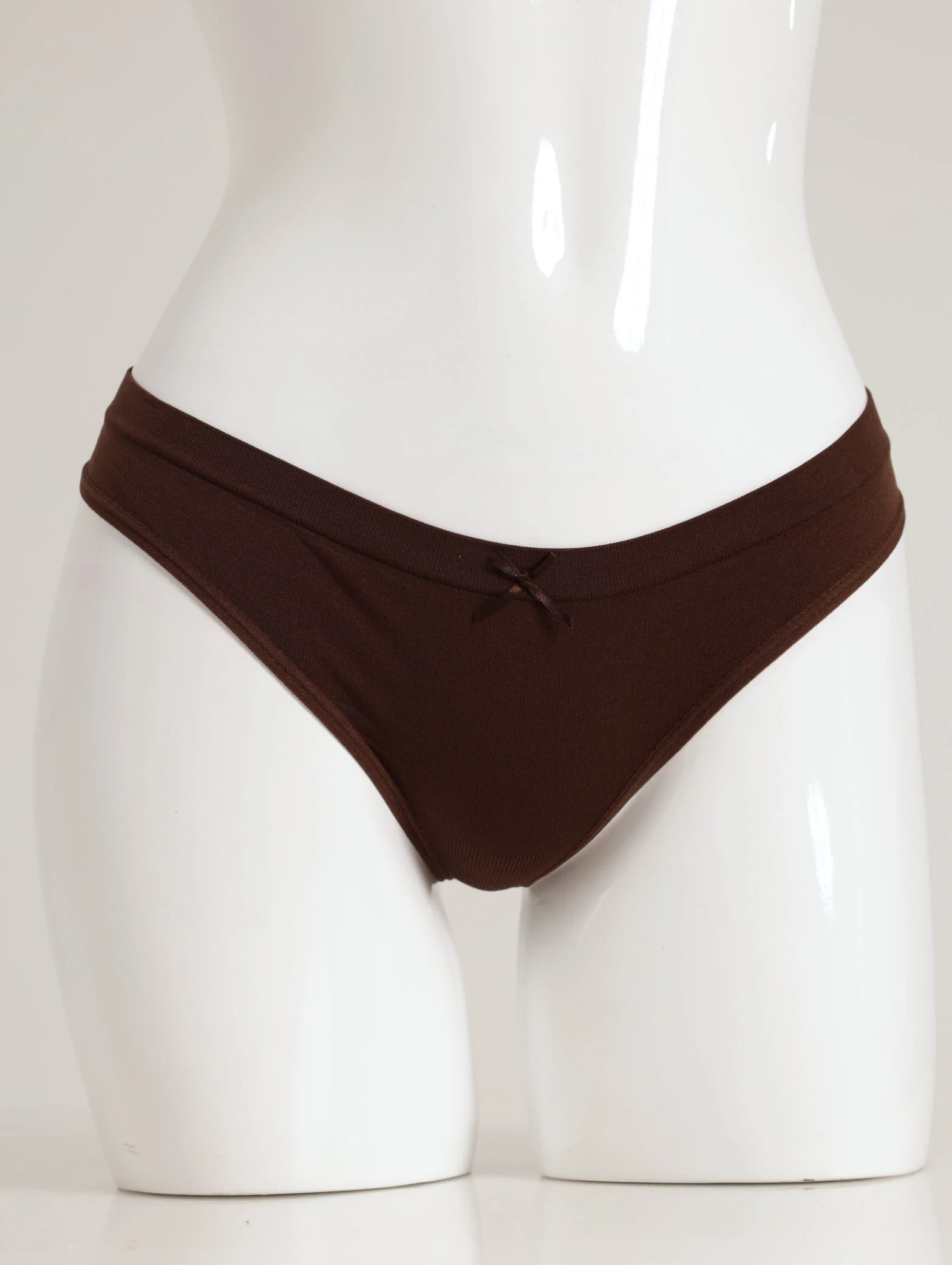 3 Pack G-String Panty - Dark Cherry/Java/Black - Image 2