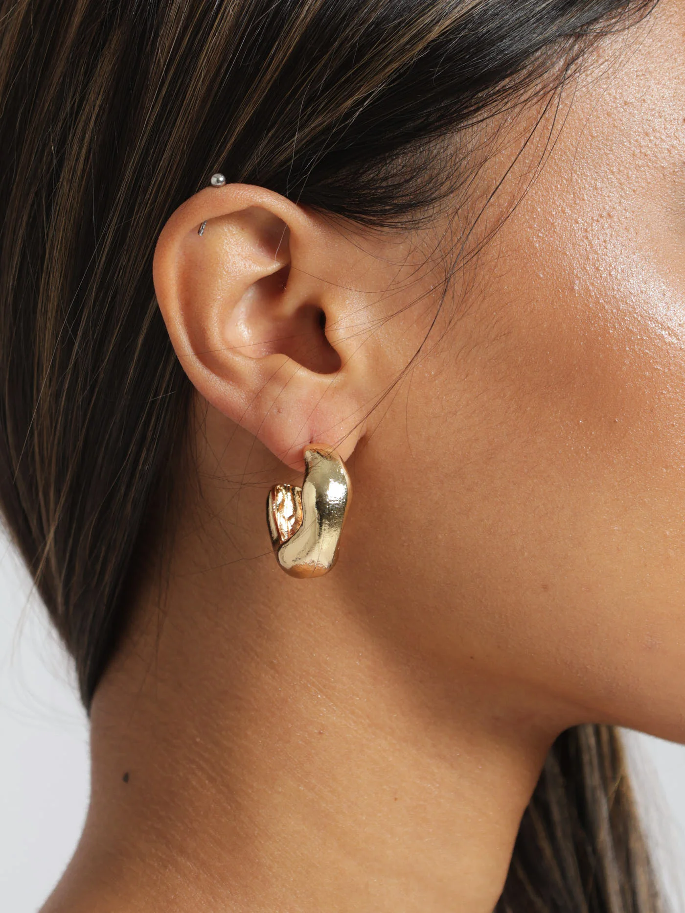 3 Pack Heart & Hoop Chunky Earrings