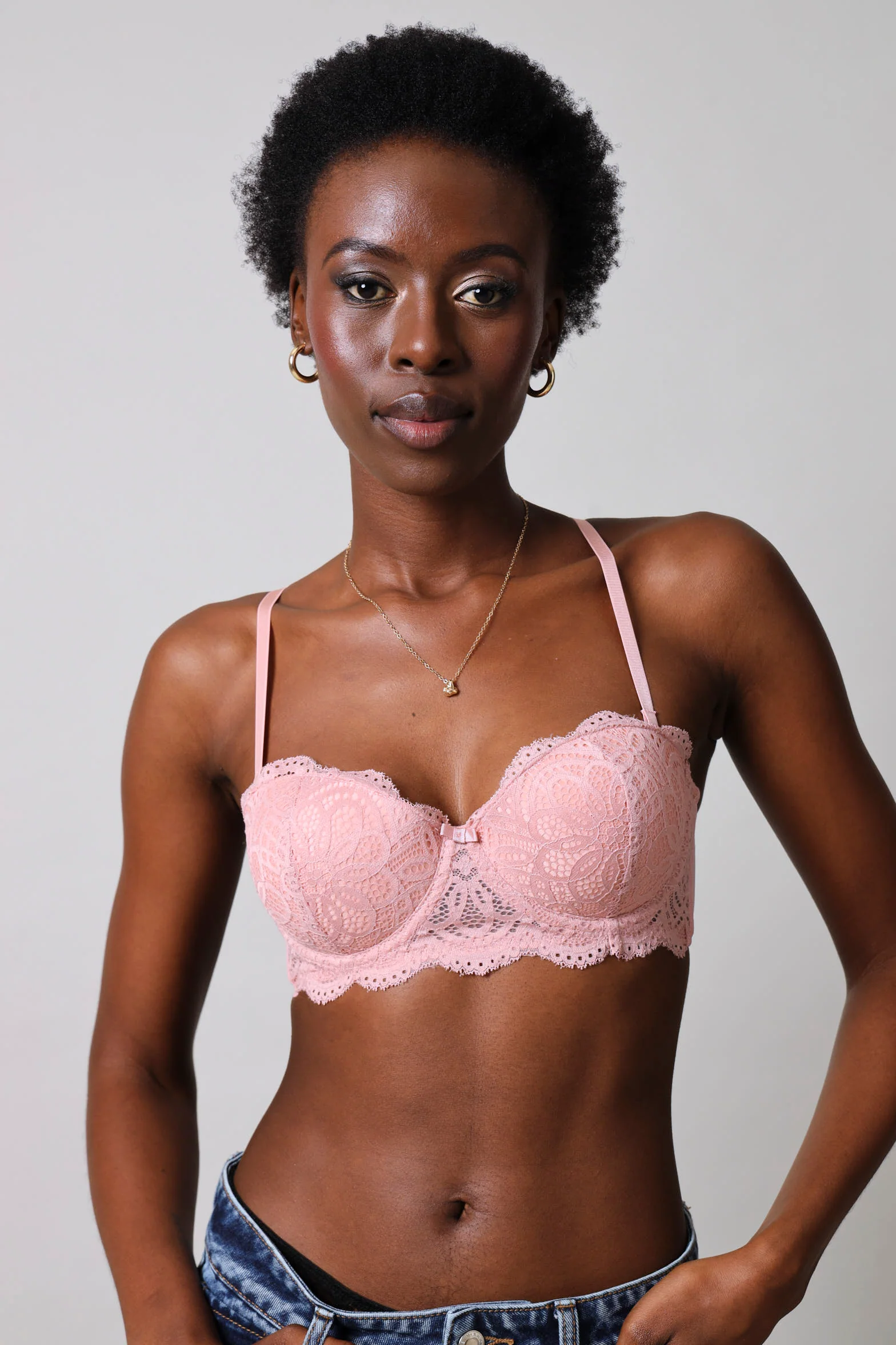 3 Pack Lace Balconette Bra - Multi - Image 5