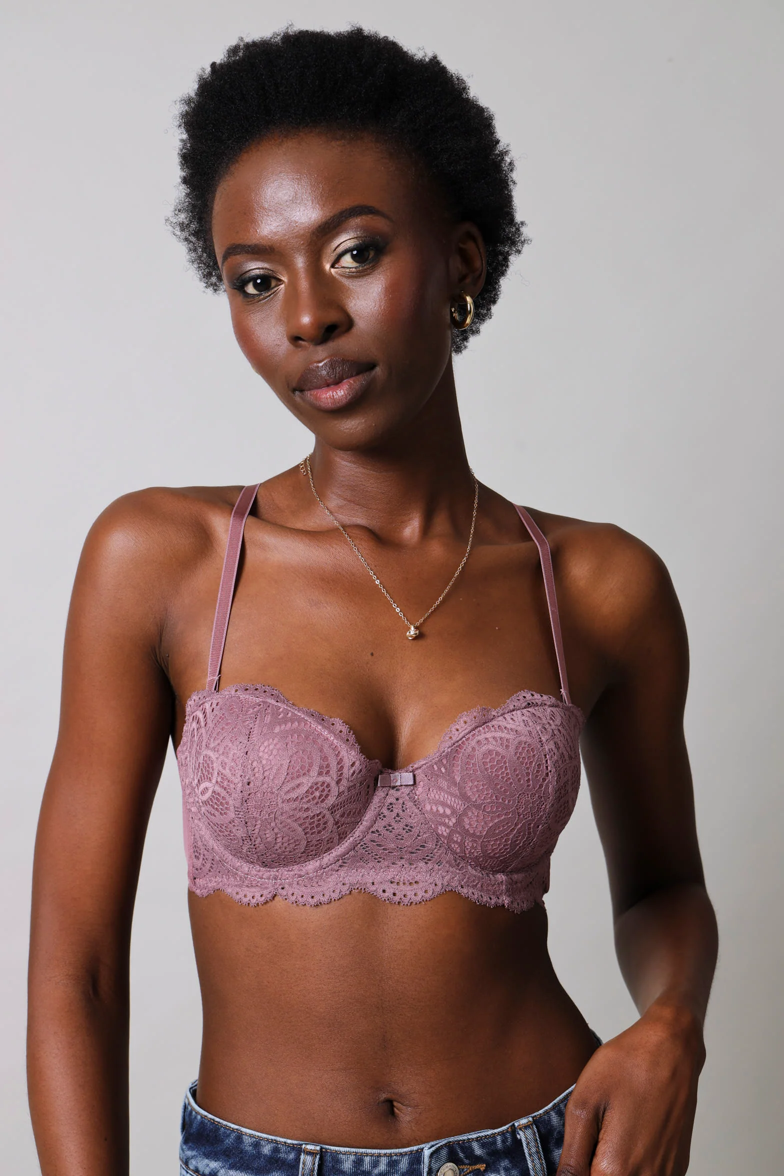 3 Pack Lace Balconette Bra - Multi - Image 8