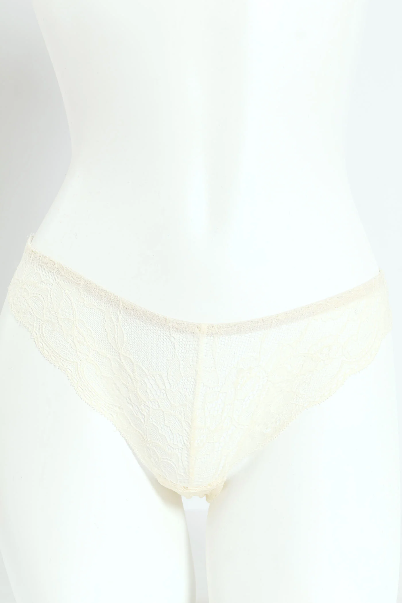 3 Pack Lace Brazilian Panties - Black/Red/White - Image 3