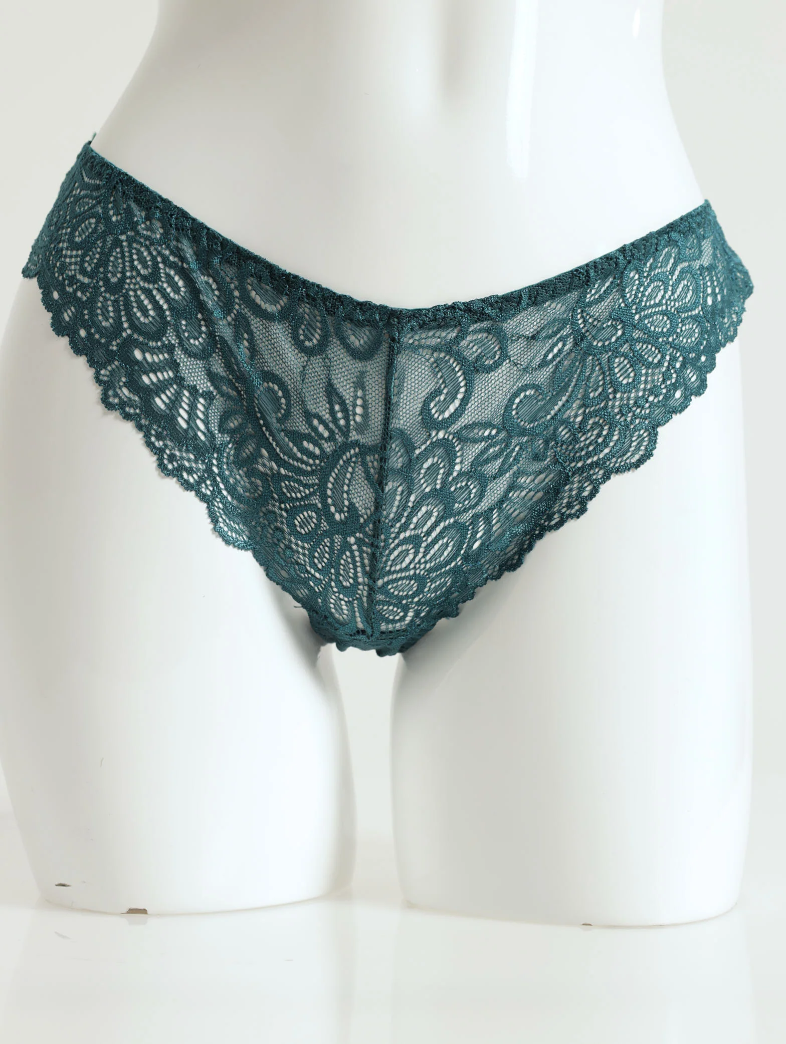 3 Pack Lace Brazilian Panties - Multi - Image 3