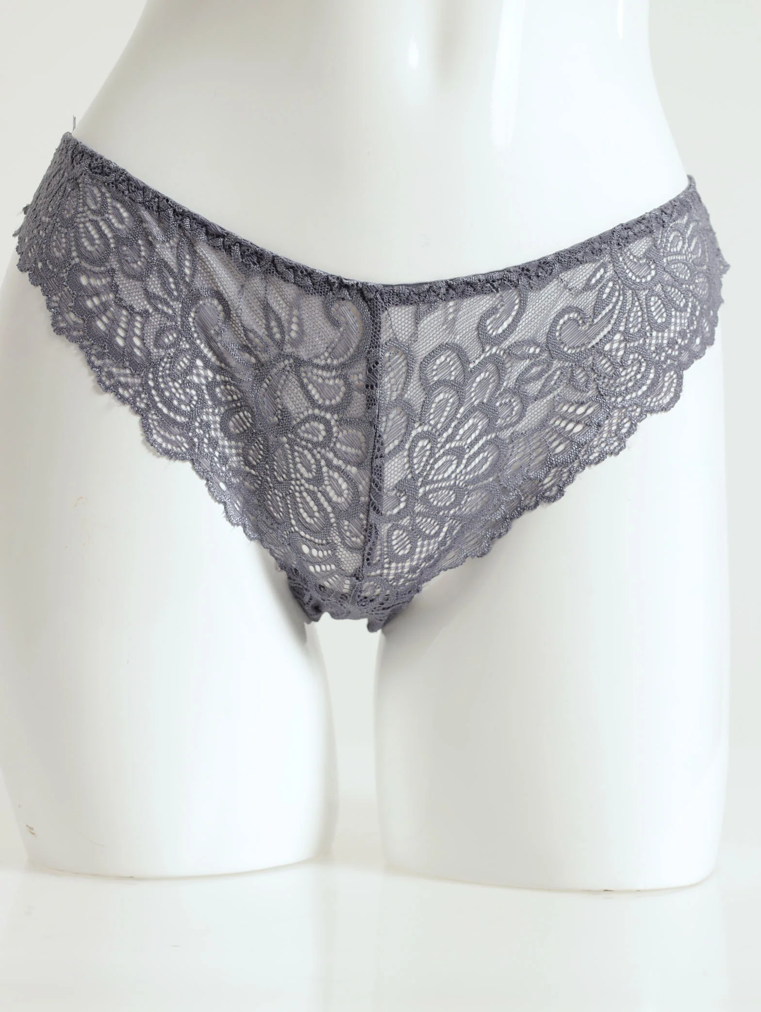 3 Pack Lace Brazilian Panties - Multi - Image 4