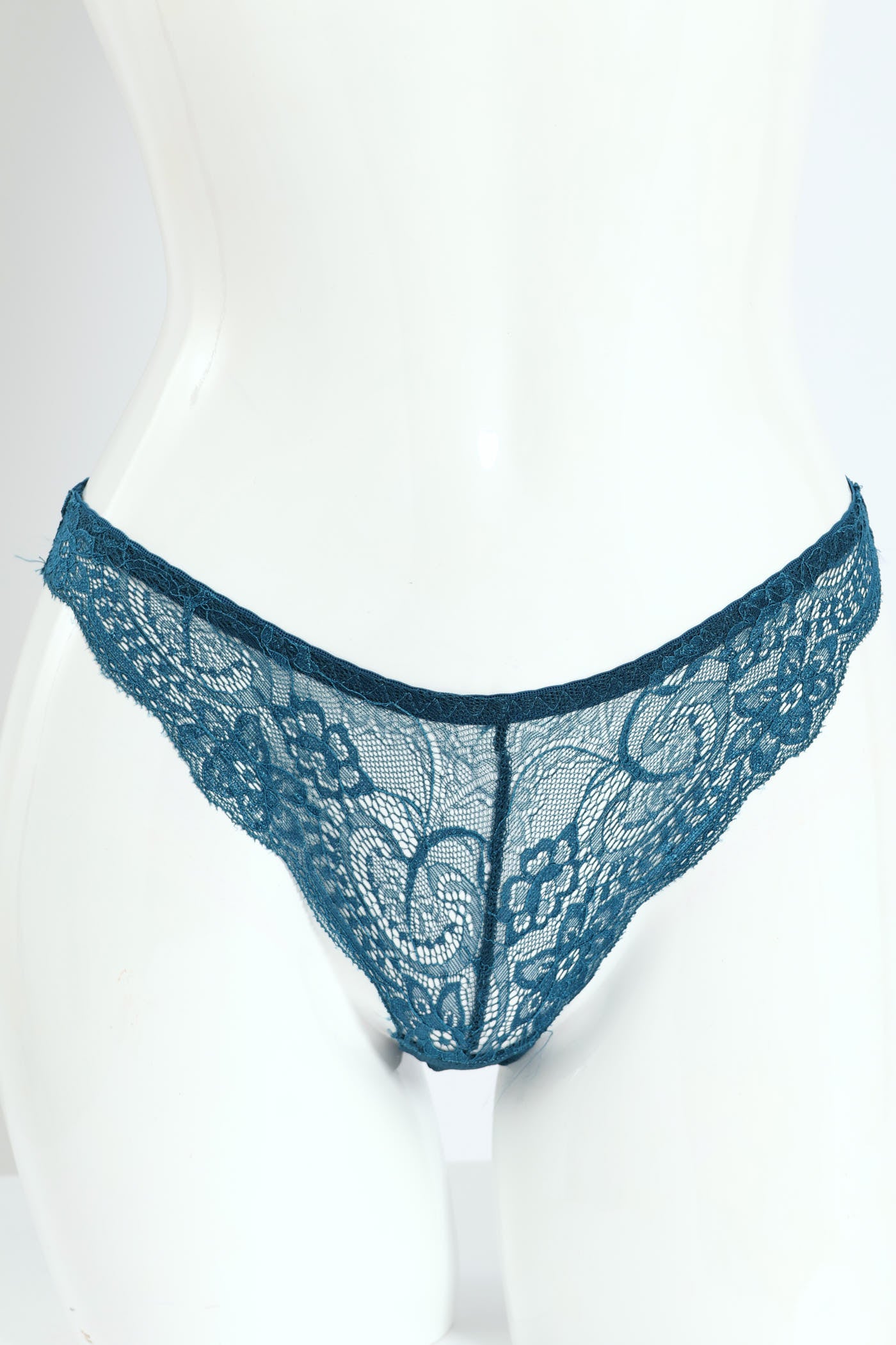 3 Pack Lace Brazilian Panties - Rhubarb/Legion/Black - Image 4