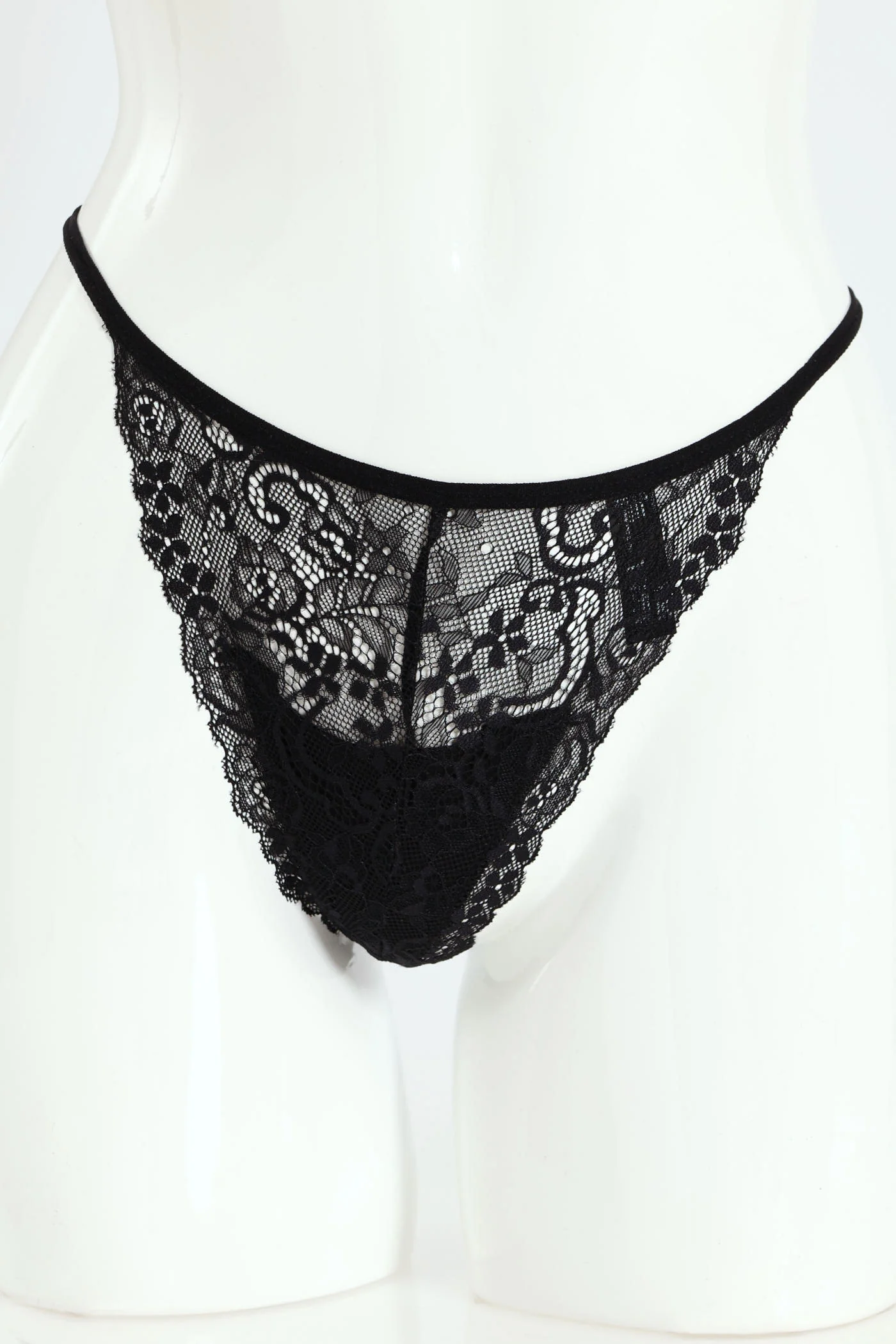 3 Pack Lace G-String - Crystal Pink/Jadeite/Black