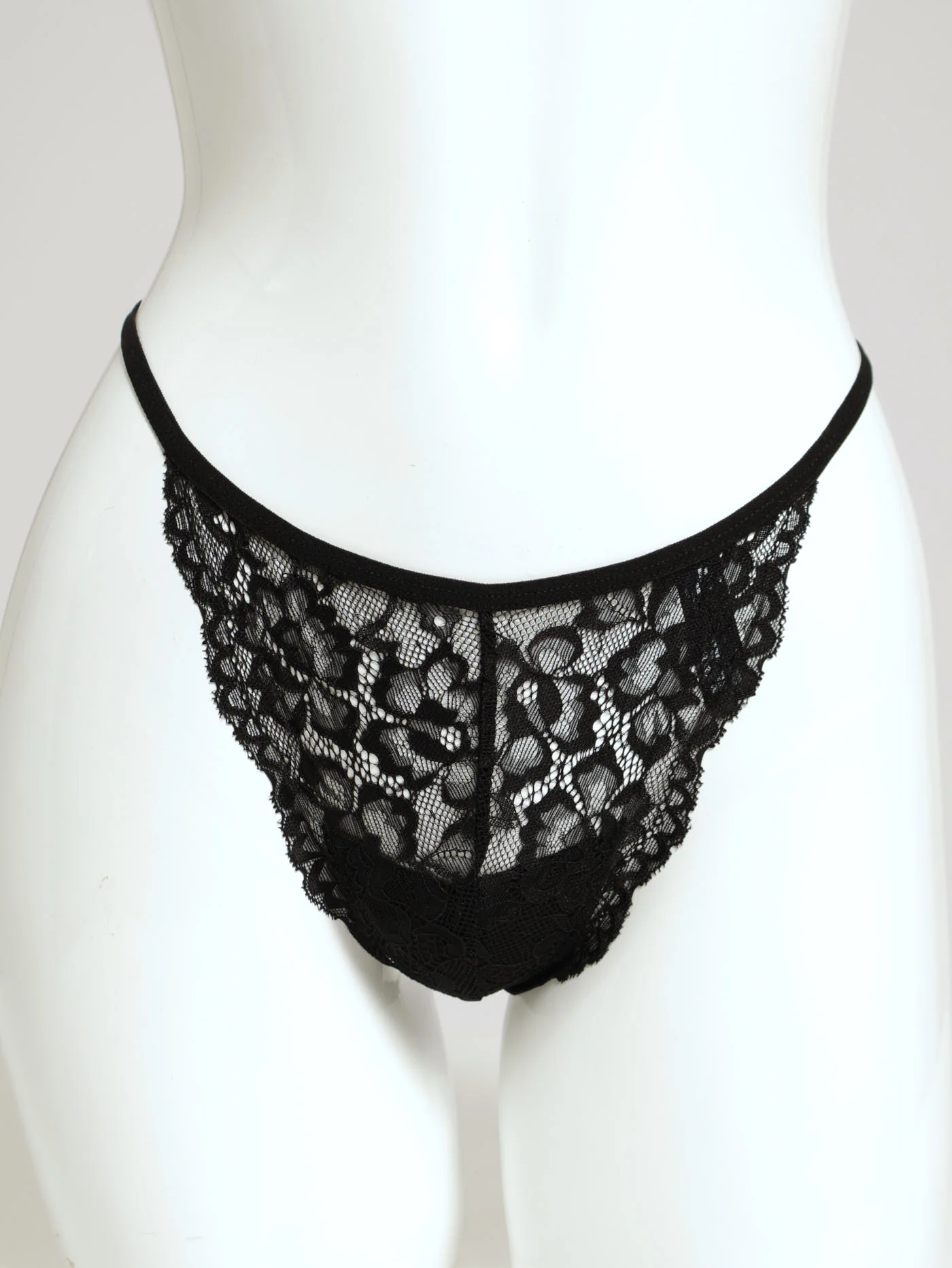 3 Pack Lace G-String - Mineral Red/Deep Lagoon/Black - Image 3