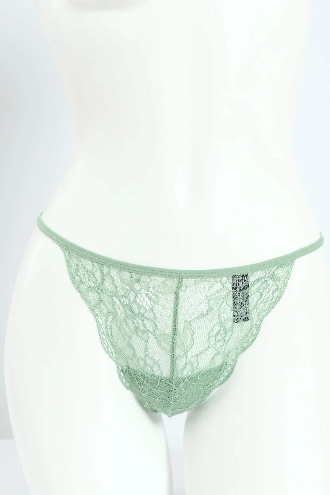 3 Pack Lace G-String - Black/Sage/Maroon - Image 2