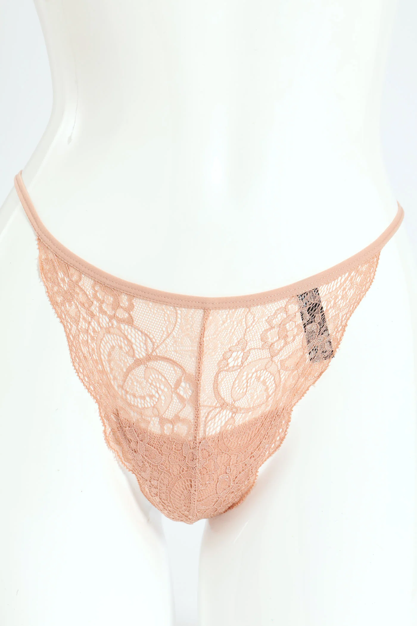 3 Pack Lace G-String Panties - Legion/Tan/Graystone - Image 2