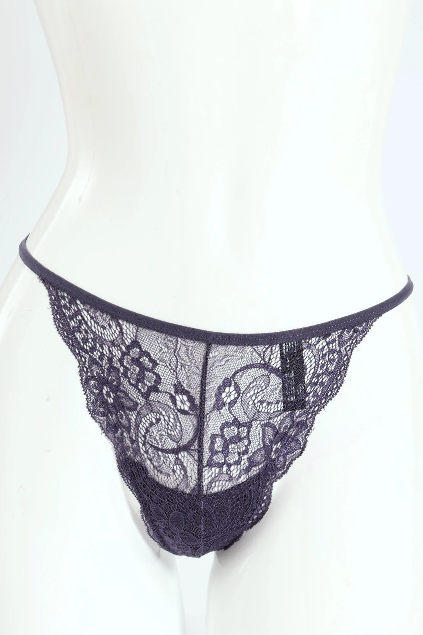 3 Pack Lace G-String Panties - Legion/Tan/Graystone - Image 3