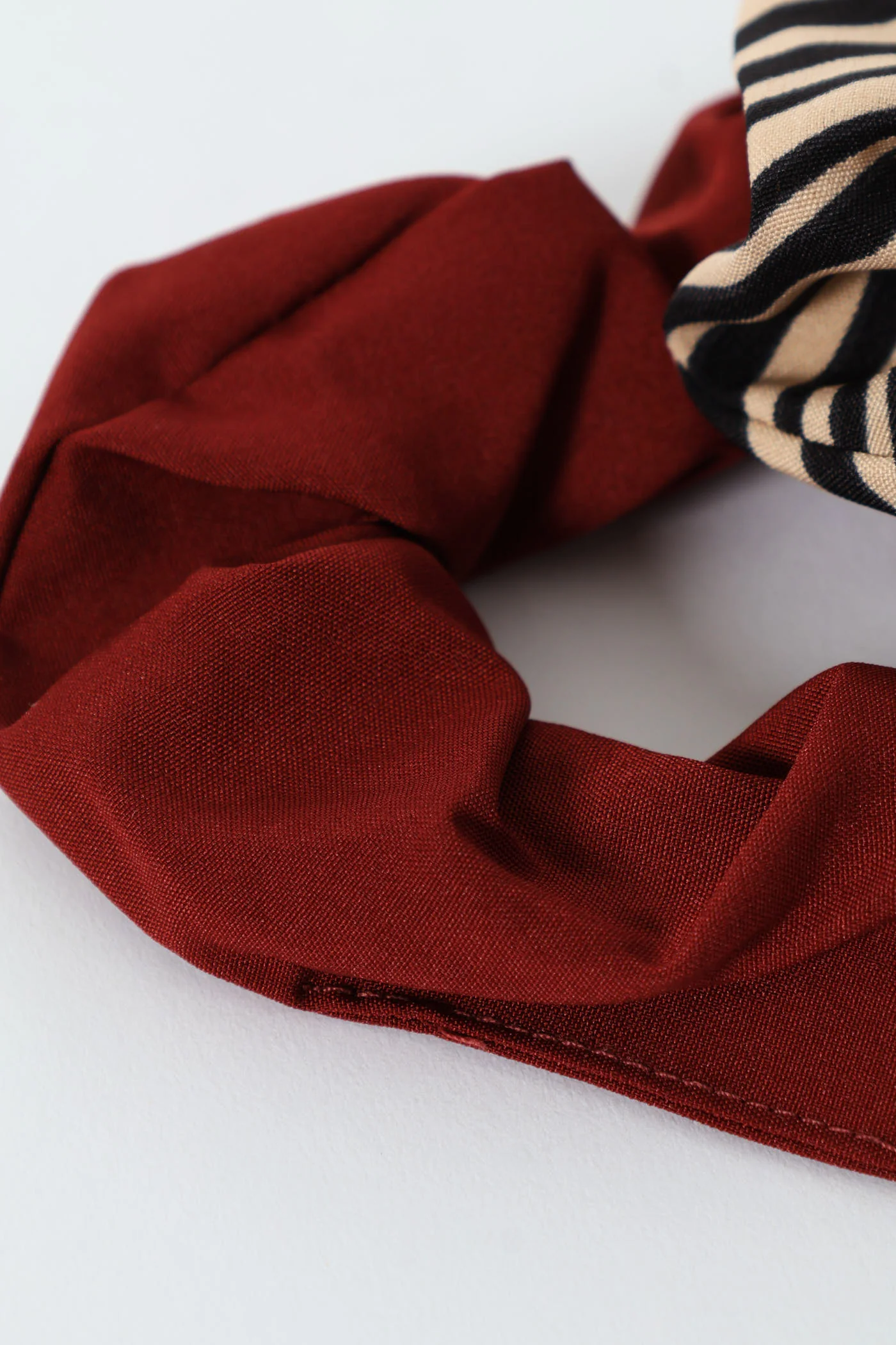 3 Pack Printed Scrunchies - Multi - Image 2