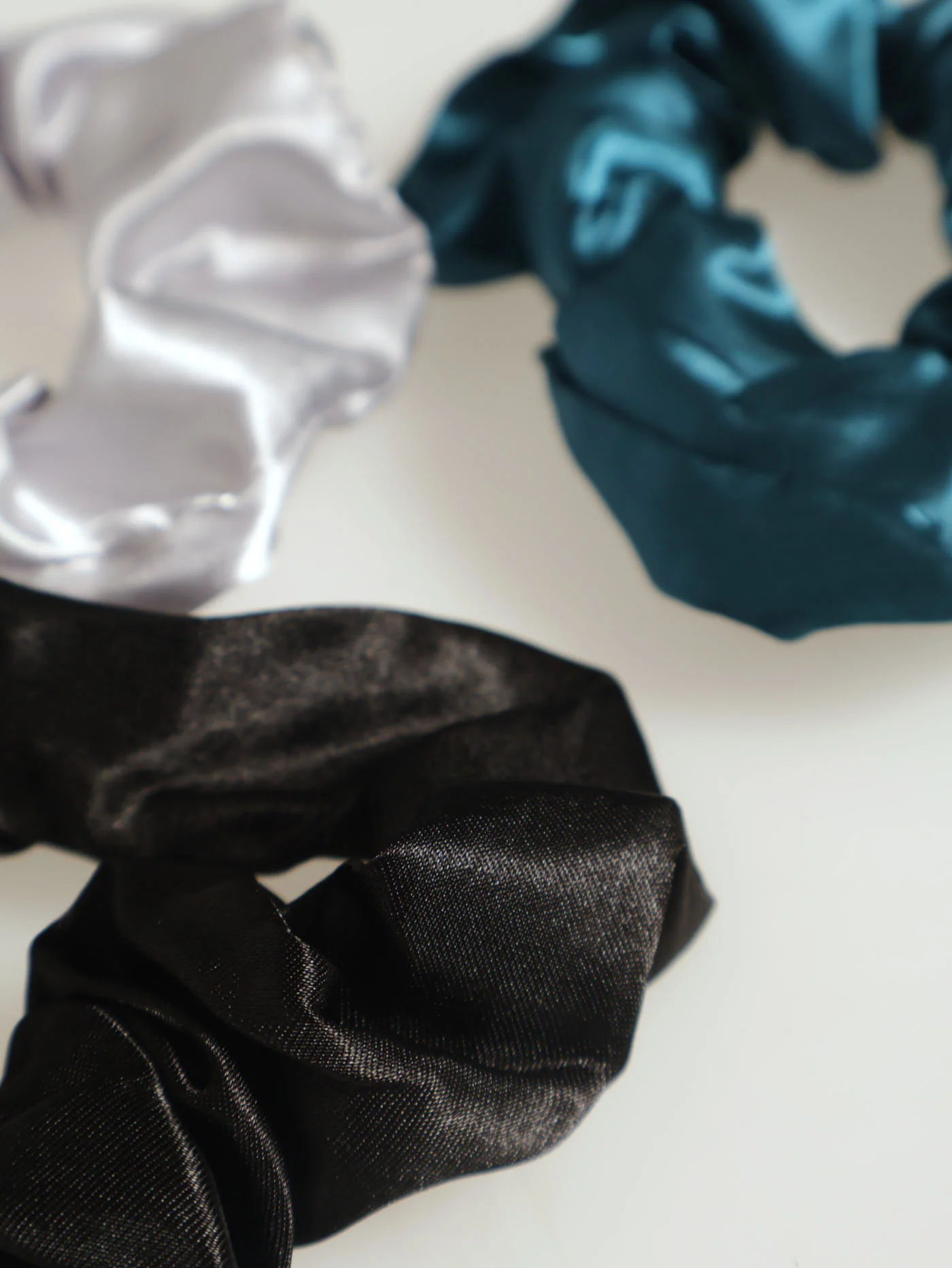 3 Pack Satin Scrunchies - Image 3