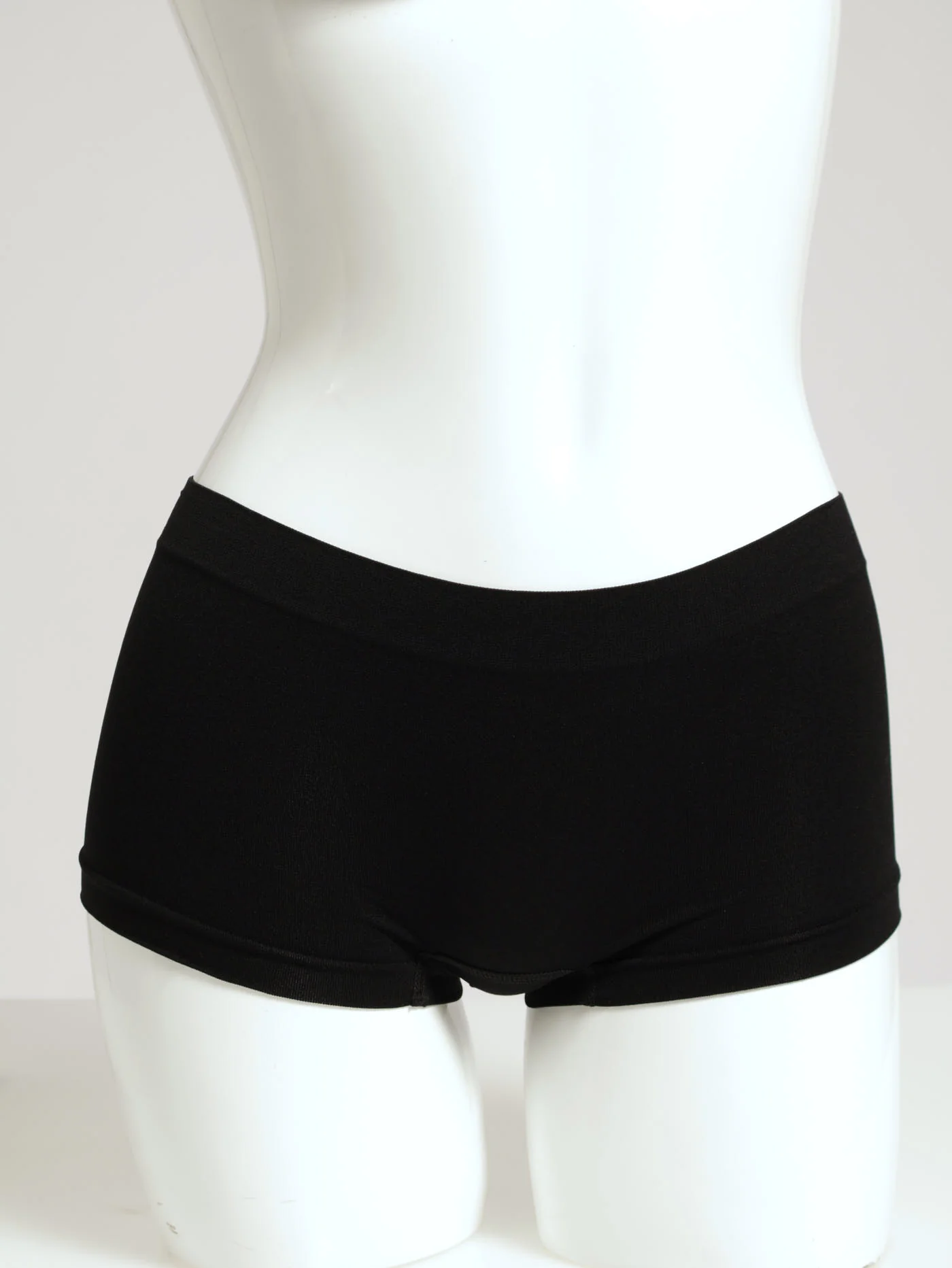 3 Pack Seamless Boyleg Panties - Caf���� Au Lait/Caramel/Black - Image 3