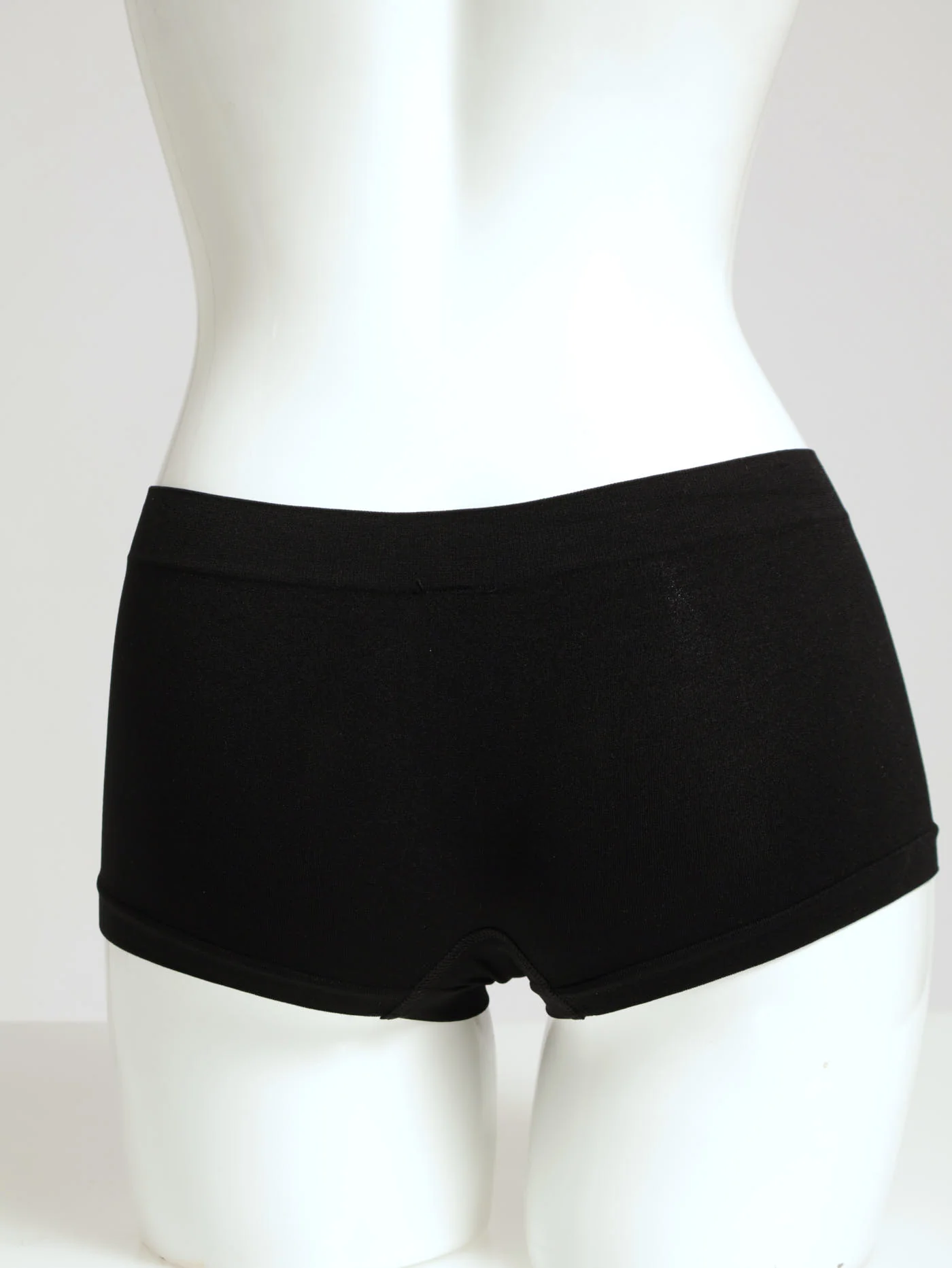 3 Pack Seamless Boyleg Panties - Caf���� Au Lait/Caramel/Black - Image 4