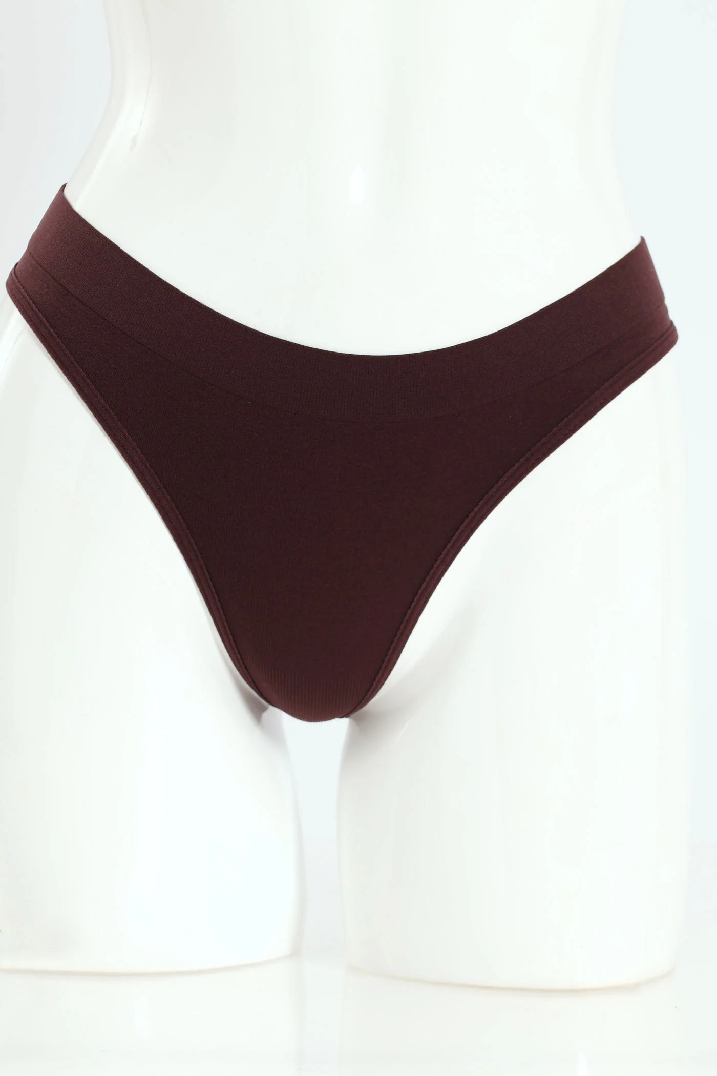 3 Pack Seamless G-String -  Tulipwood/Fudge/Black - Image 4