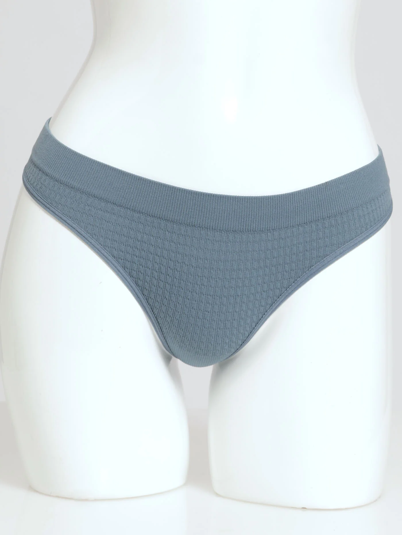 3 Pack Seamless G-Strings - Blue/Mirage/Chicory Coffee