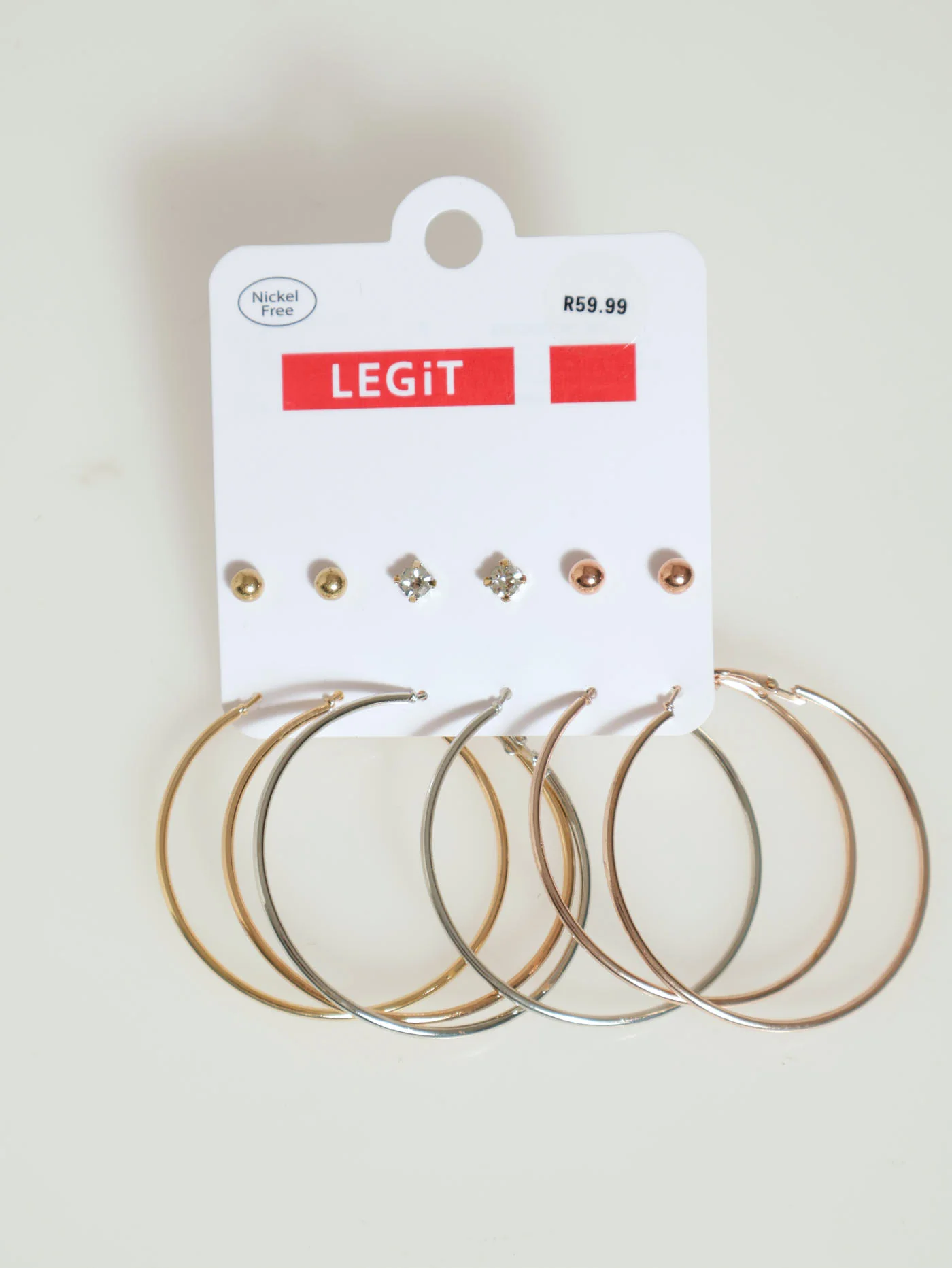 3 Pack Stud & Hoop Pack