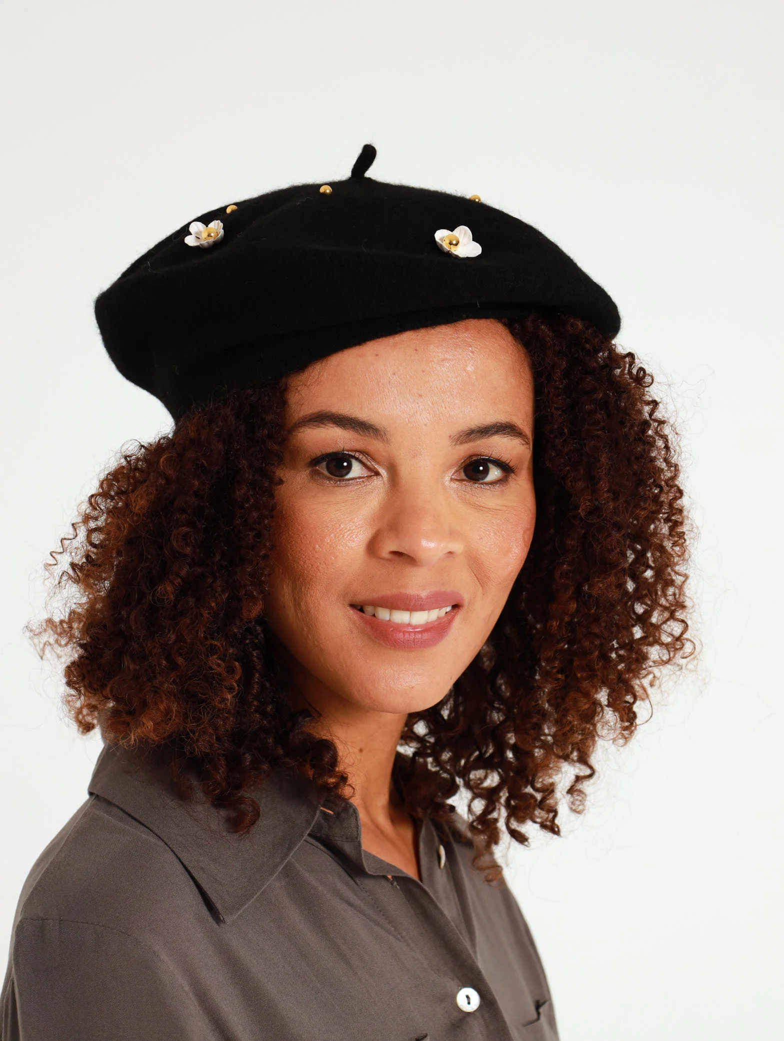 3D Flower Beret