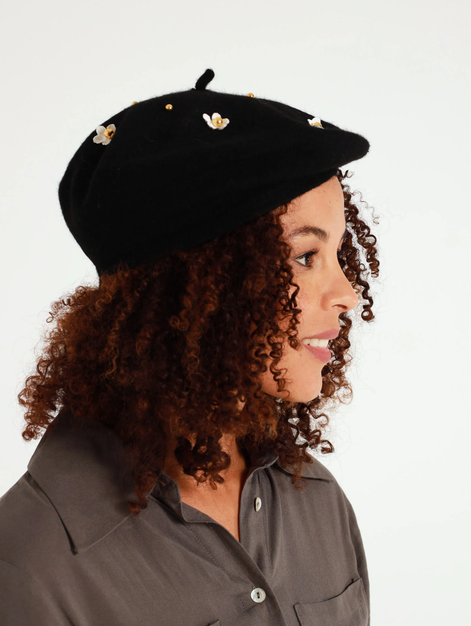 3D Flower Beret - Image 2