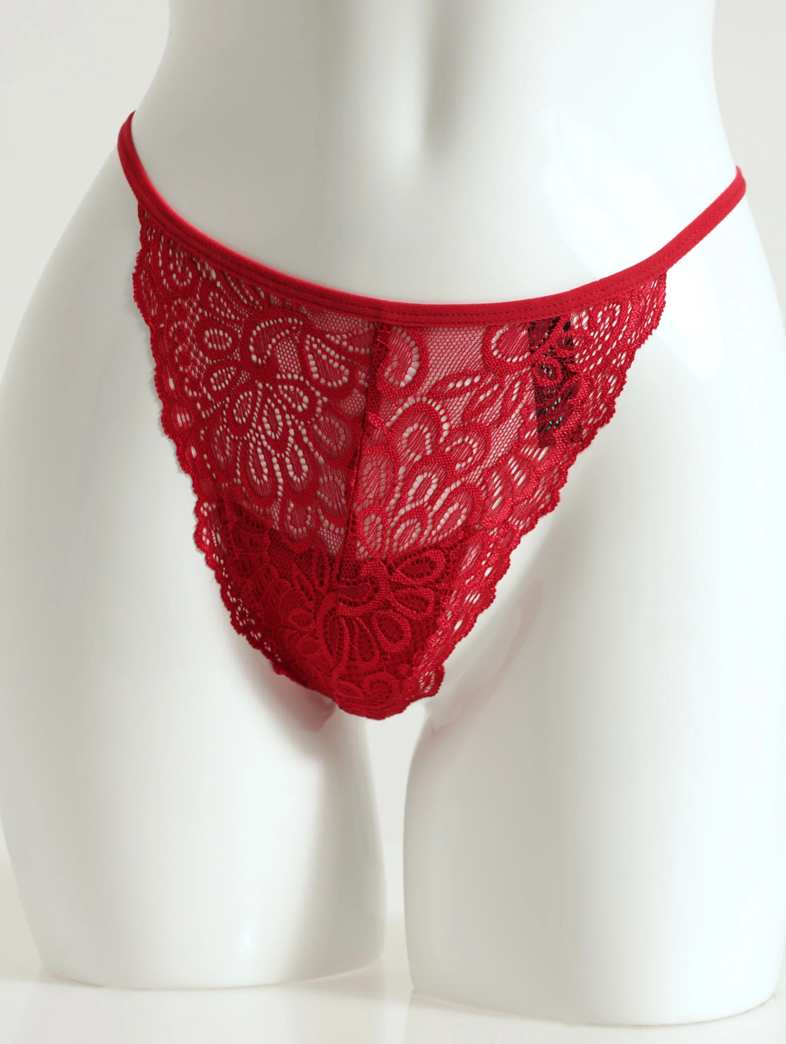 3 Pack Lace G-String - Barberry/Celestial/Blue Granit - Image 4